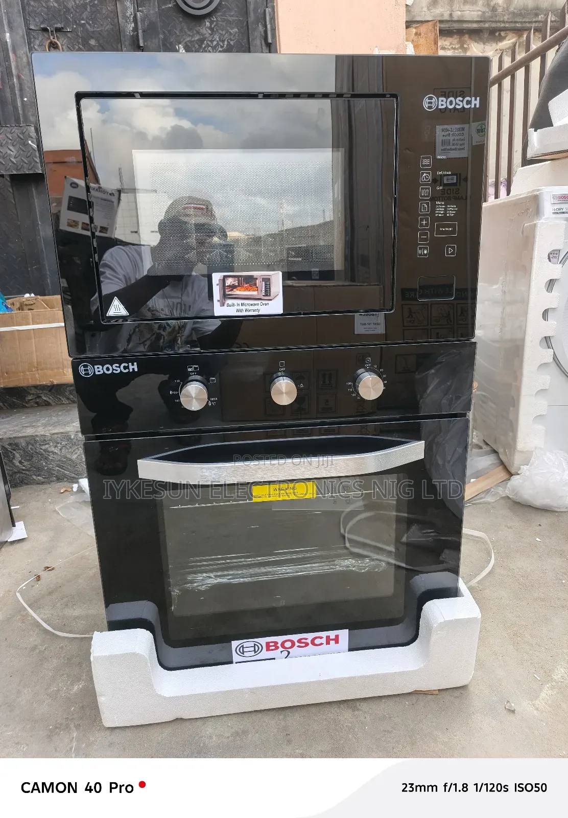 Bosch Built-in 75l Gas Ele Oven Built-in Smart Microwave