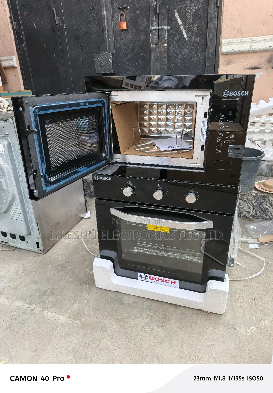 Bosch Built-in 75l Gas Ele Oven Built-in Smart Microwave