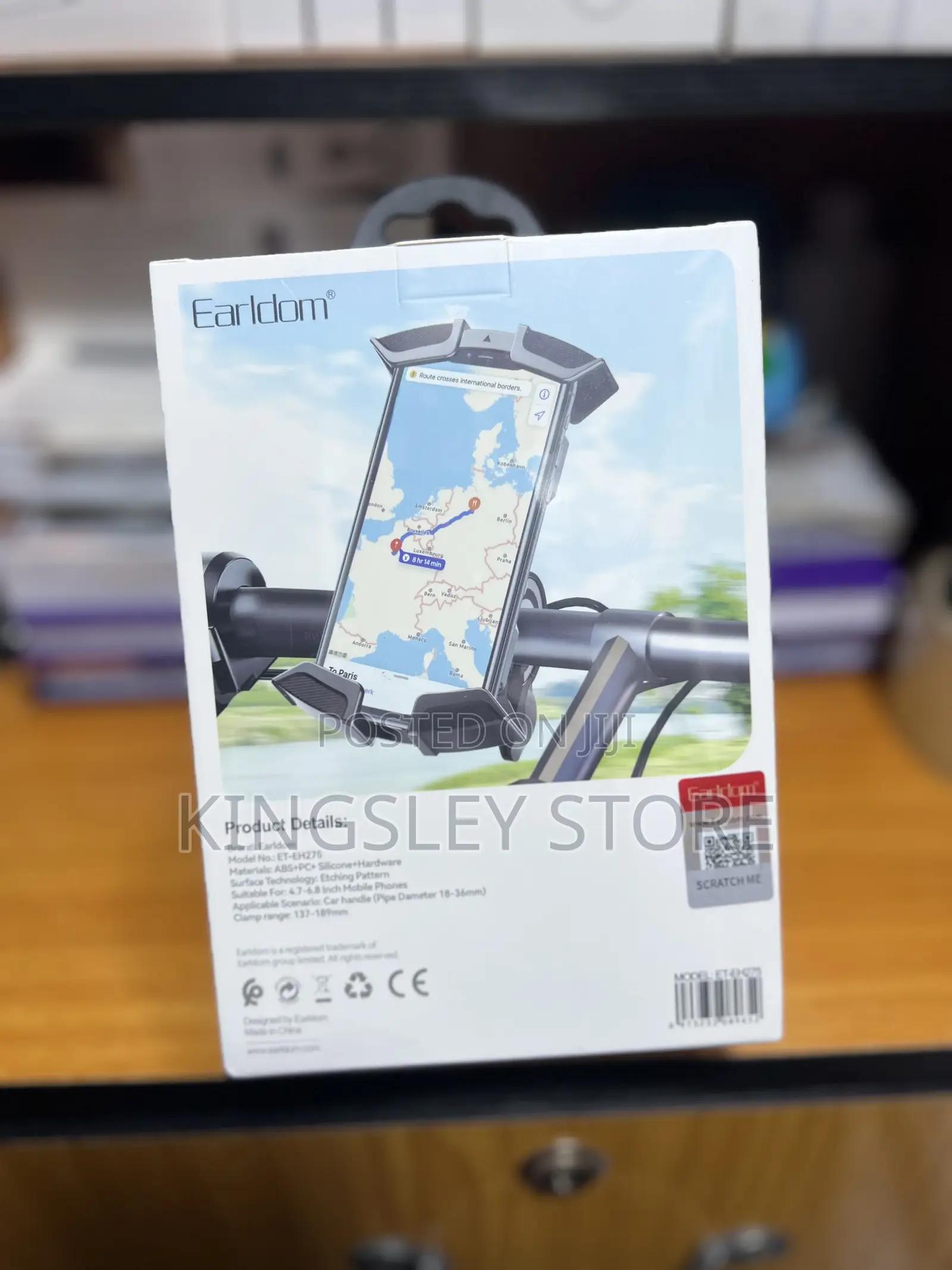 Earldom Eh275 Bicycle Motorcycle Phone Stand – Universal