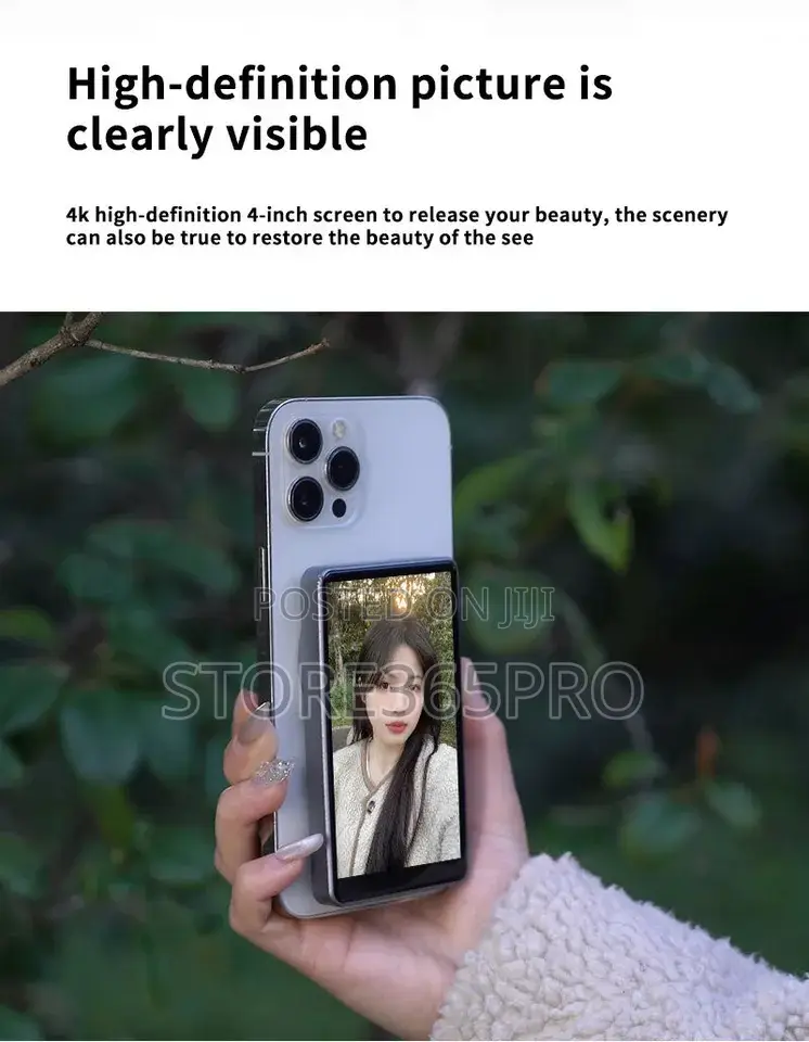 Wireless Magnetic Selfie Monitor Screen