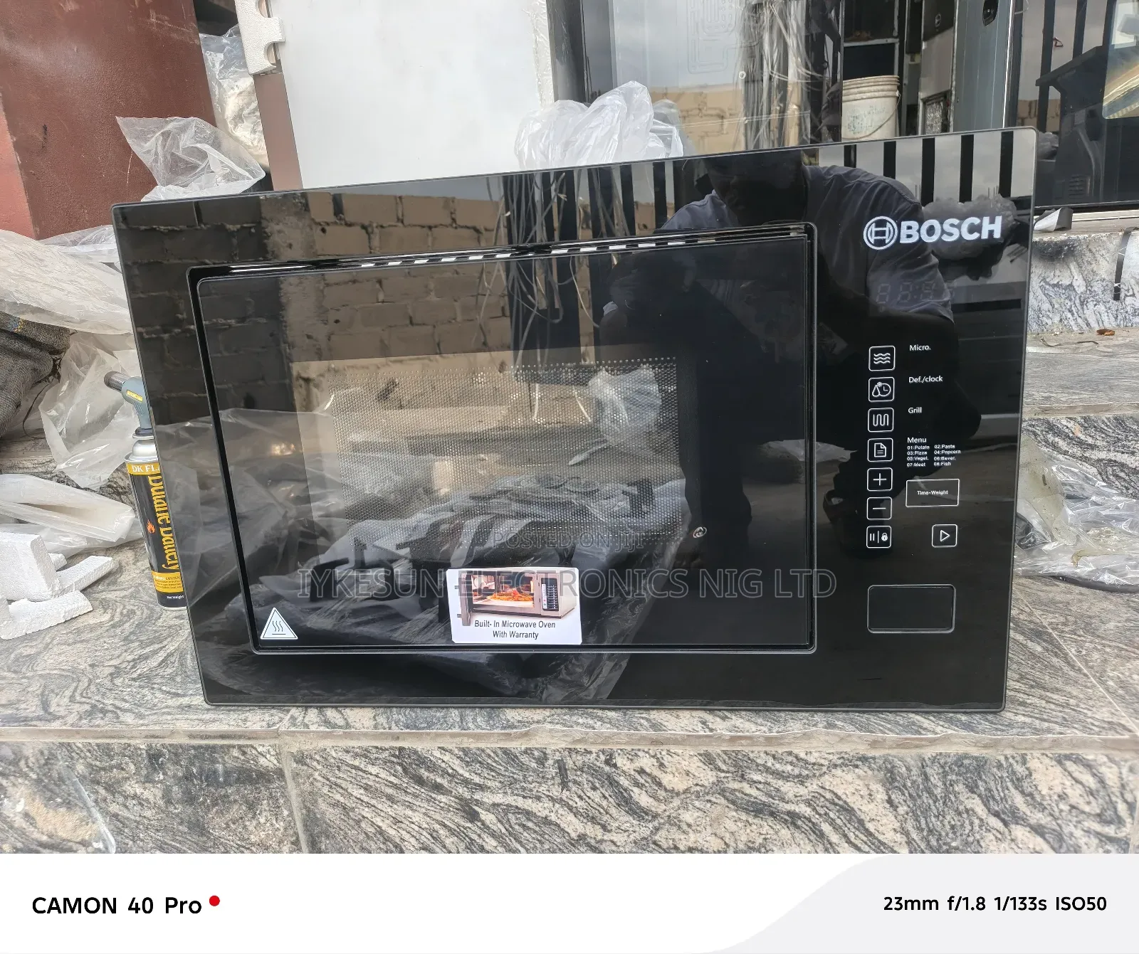 Bosch Automatic Smart Soft Touch Control Built-in Microwave