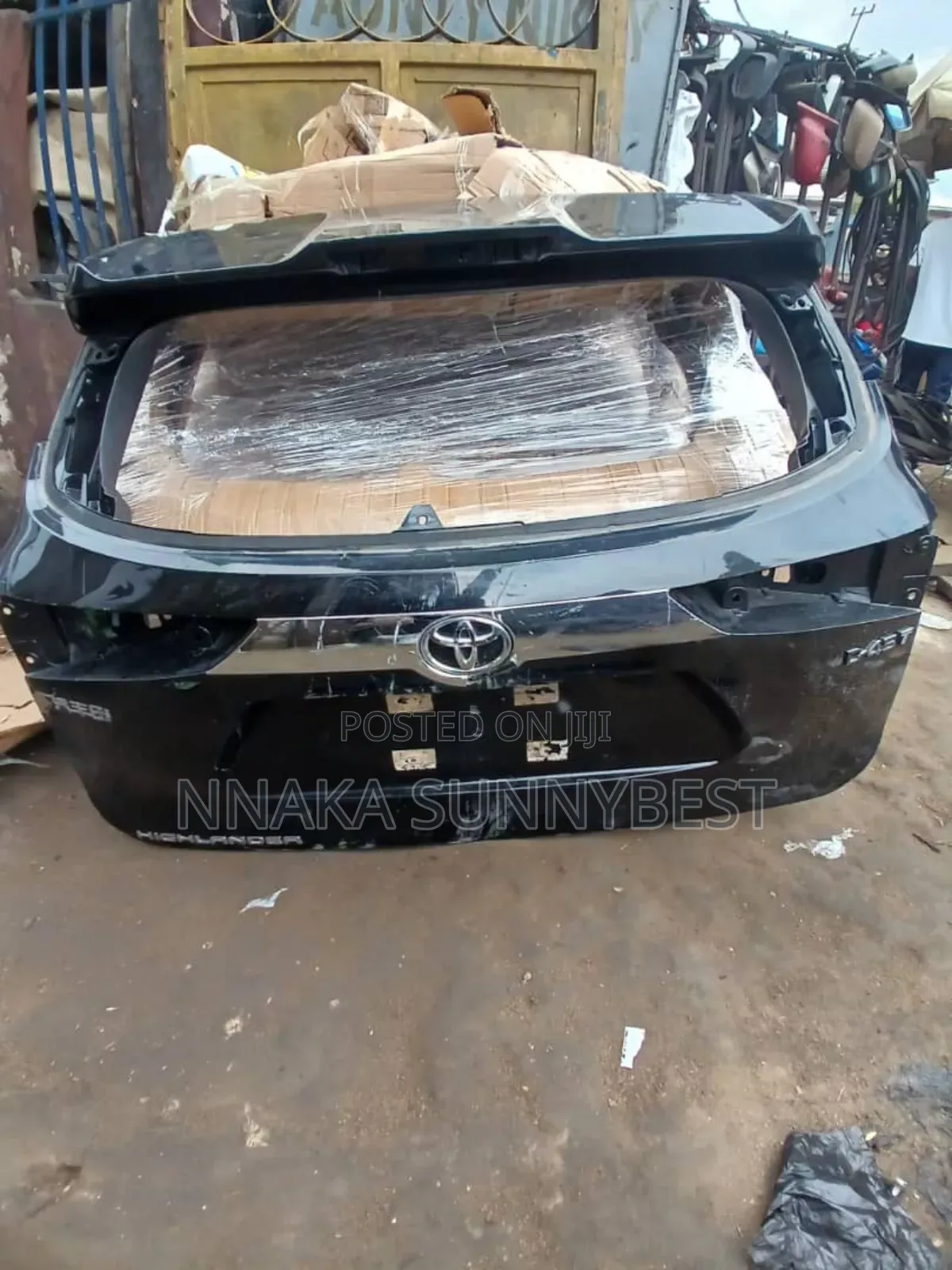 Toyota Highlander Empty Boot 2020 Model