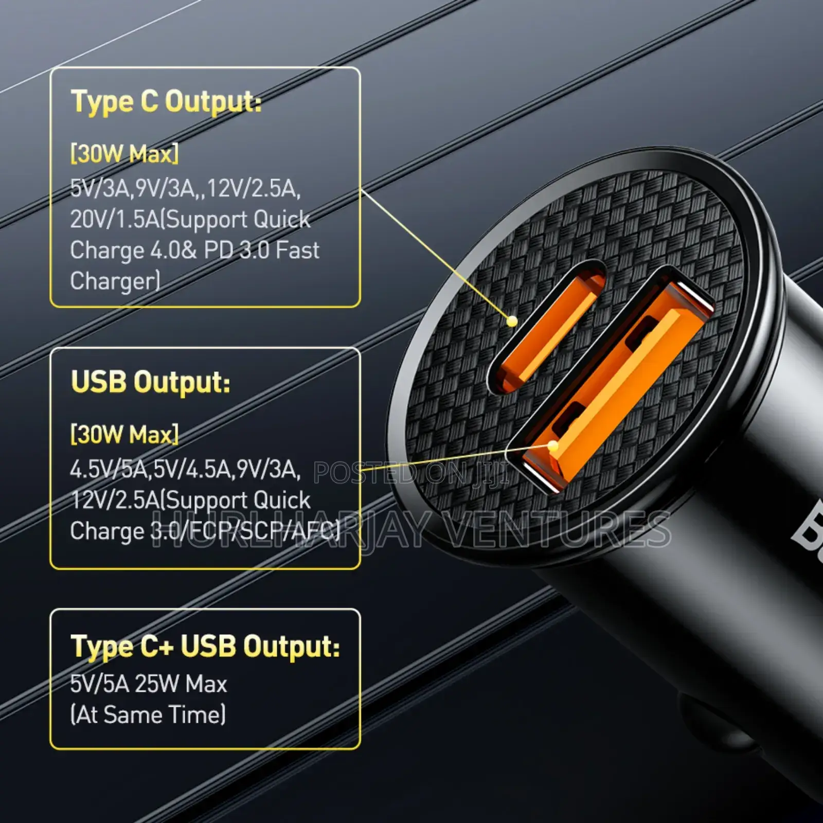 Baseus 30w Car Charger