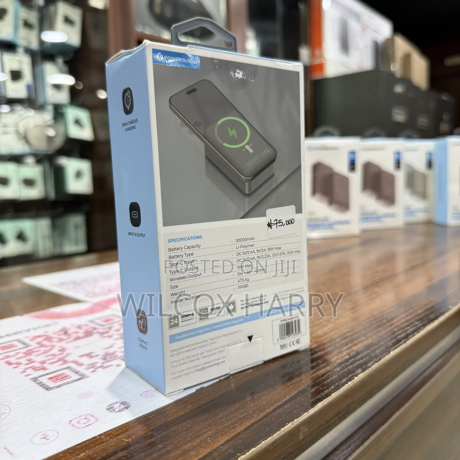 Powerology 30,000mah Magsafe Wireless Power Bank