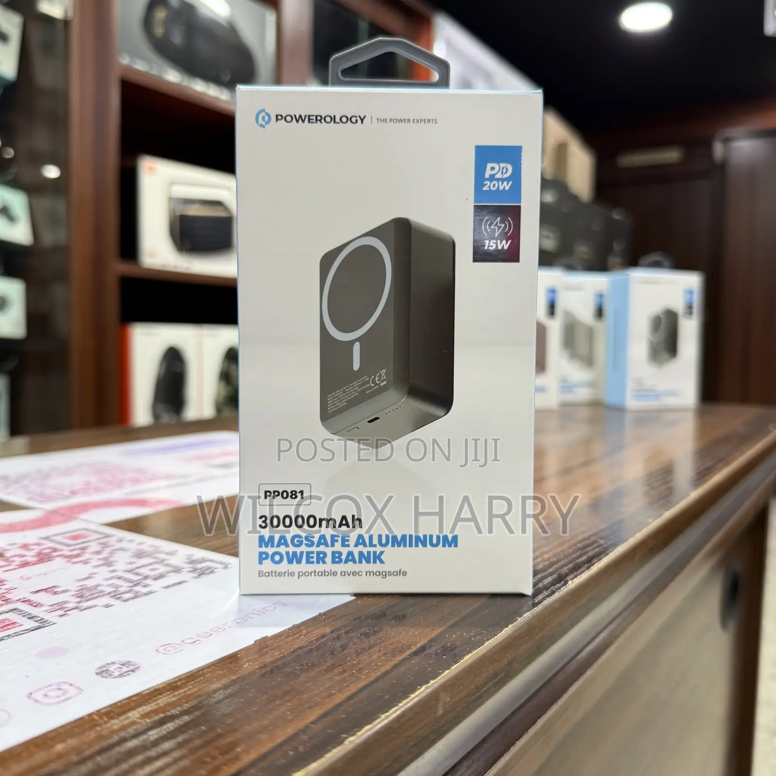 Powerology 30,000mah Magsafe Wireless Power Bank