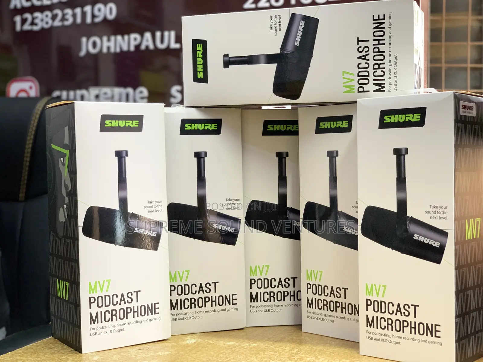Shure Mv7 Podcast Microphone