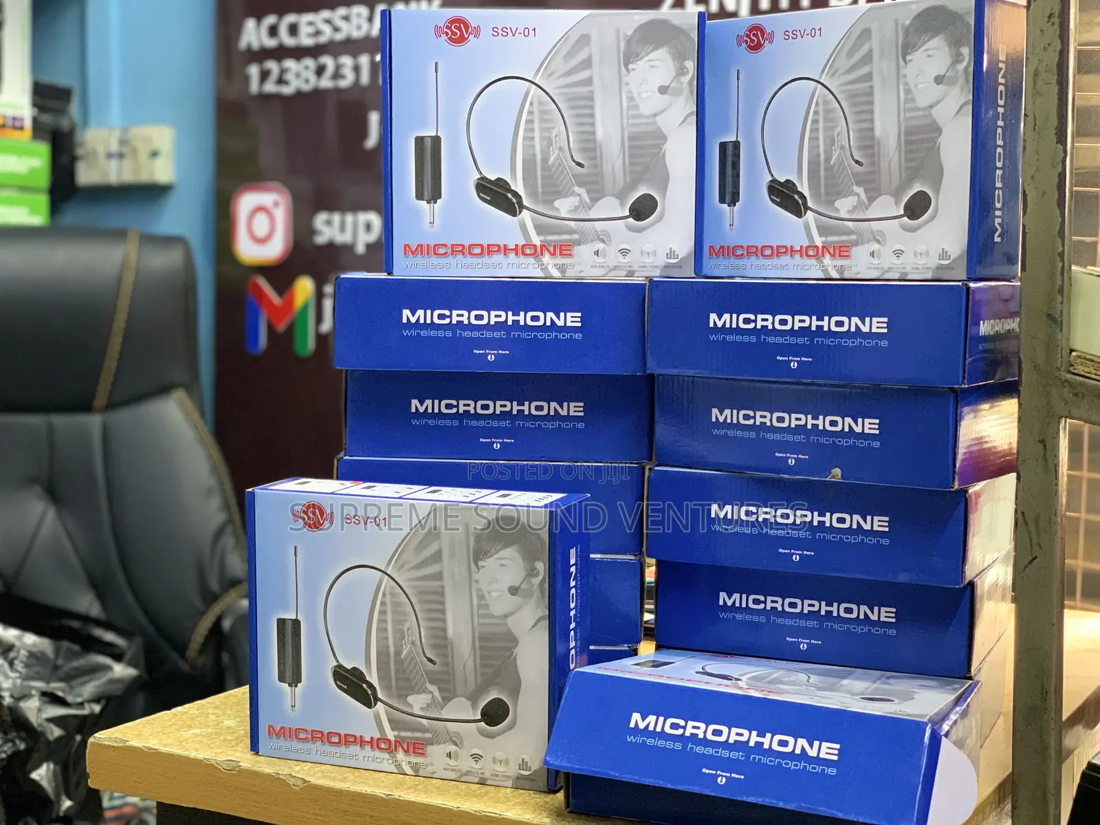 Ssv -01 Wireless Headset Microphone