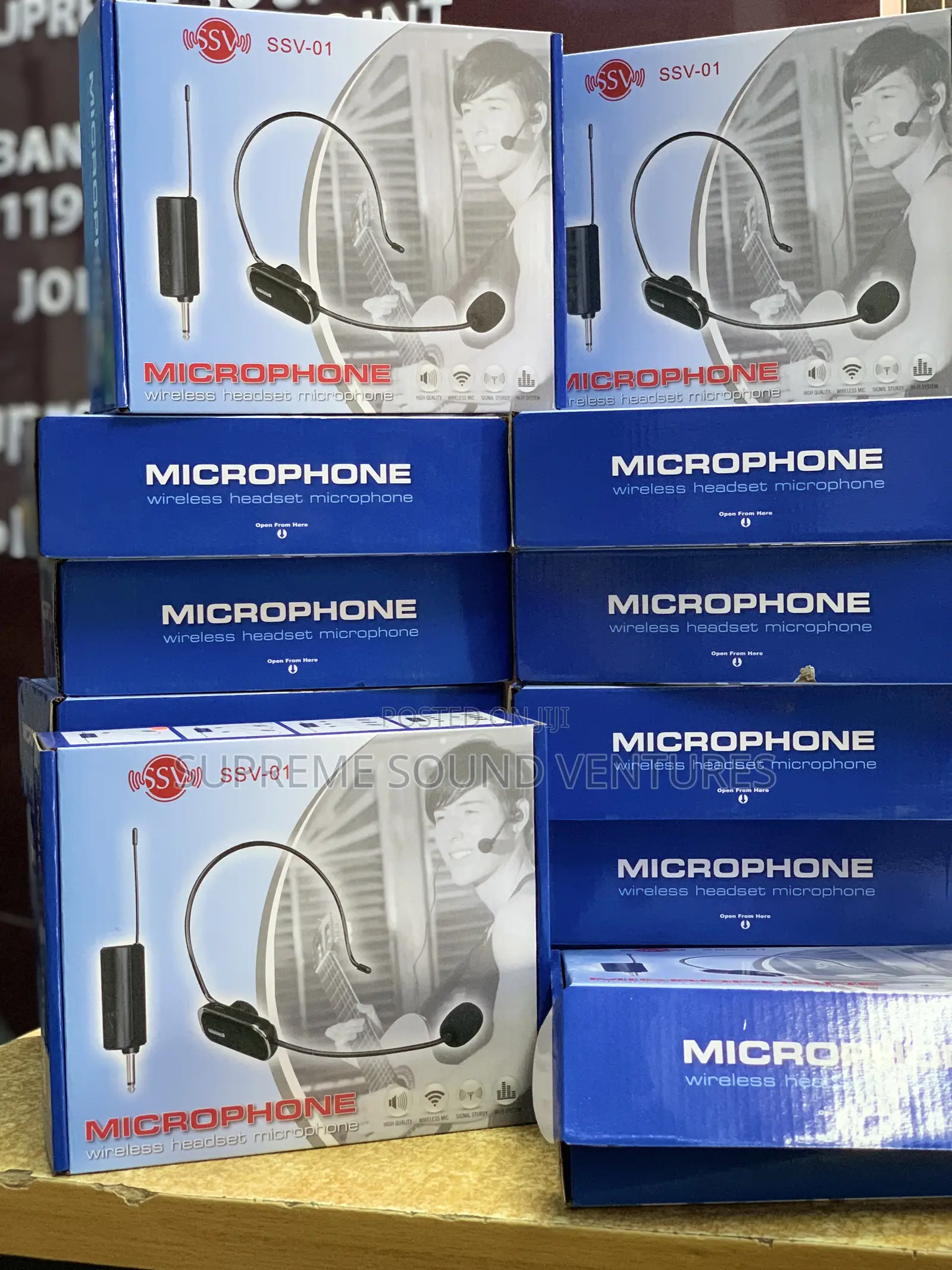 Ssv -01 Wireless Headset Microphone