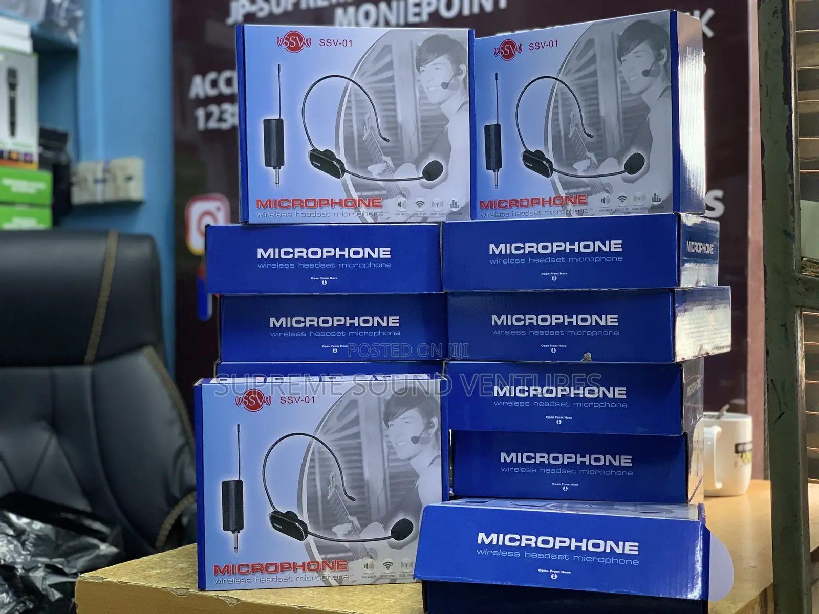 Ssv -01 Wireless Headset Microphone