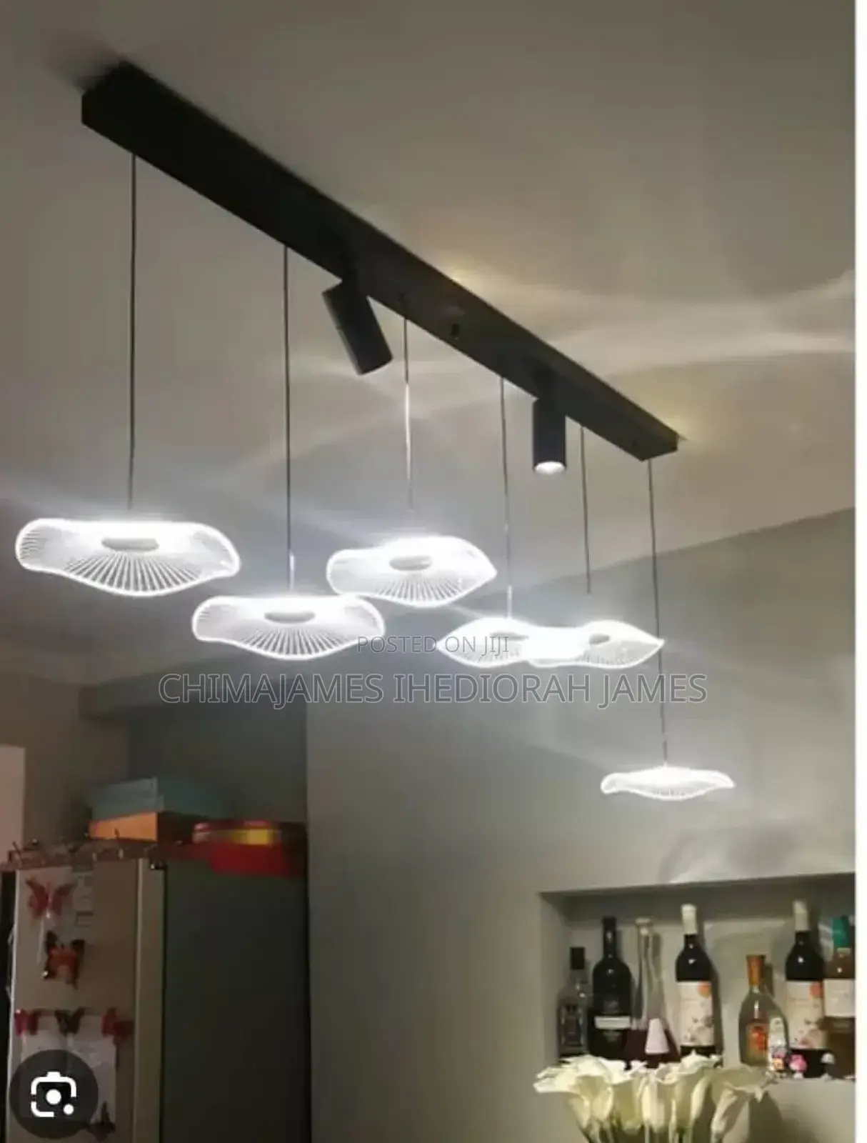 Led Restaurant Chandelier Hanging Pendant Light for Company