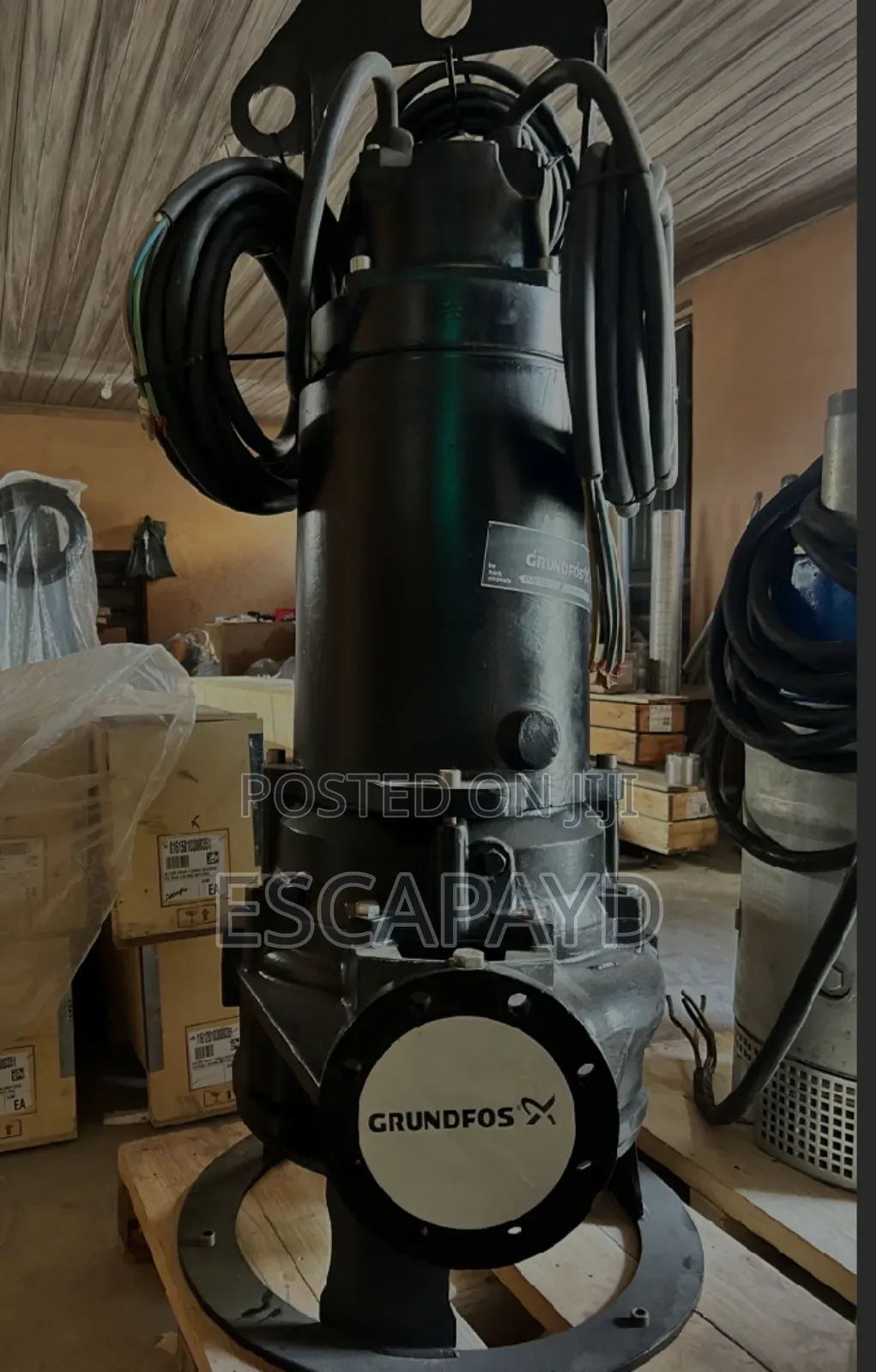 Grundfos Submersible Pump – 56kw, 100 L/S, Ip68