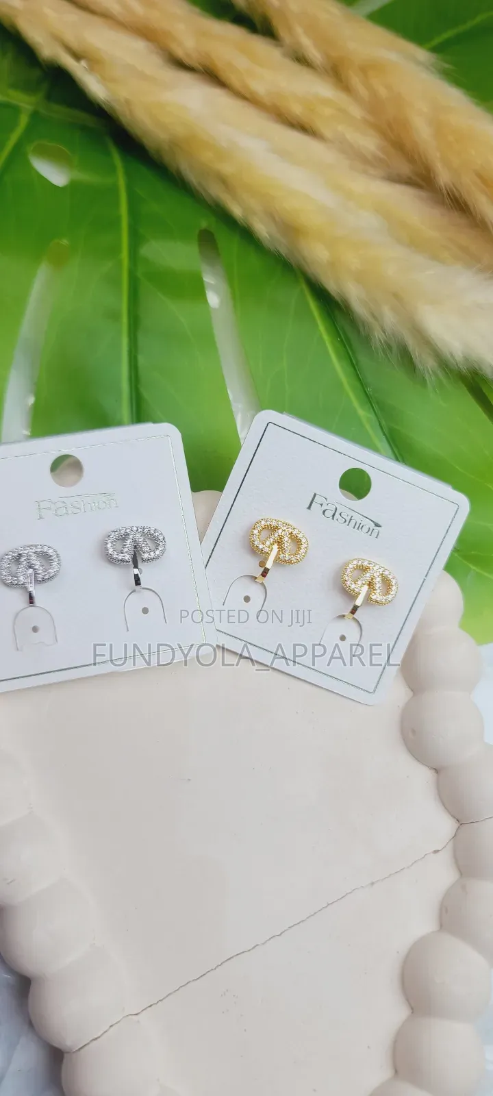 Valentino Gold and Silver Clip Earrings