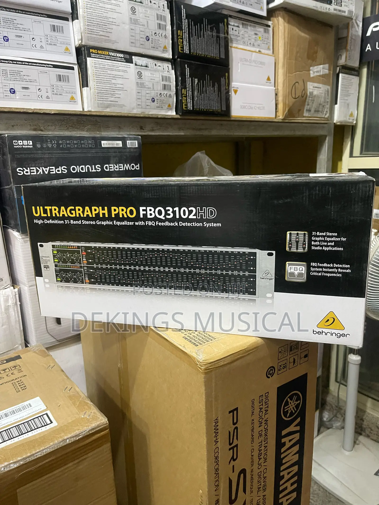 Behringer Ultragraph Pro Fbq3102hd Graphic Equalizer