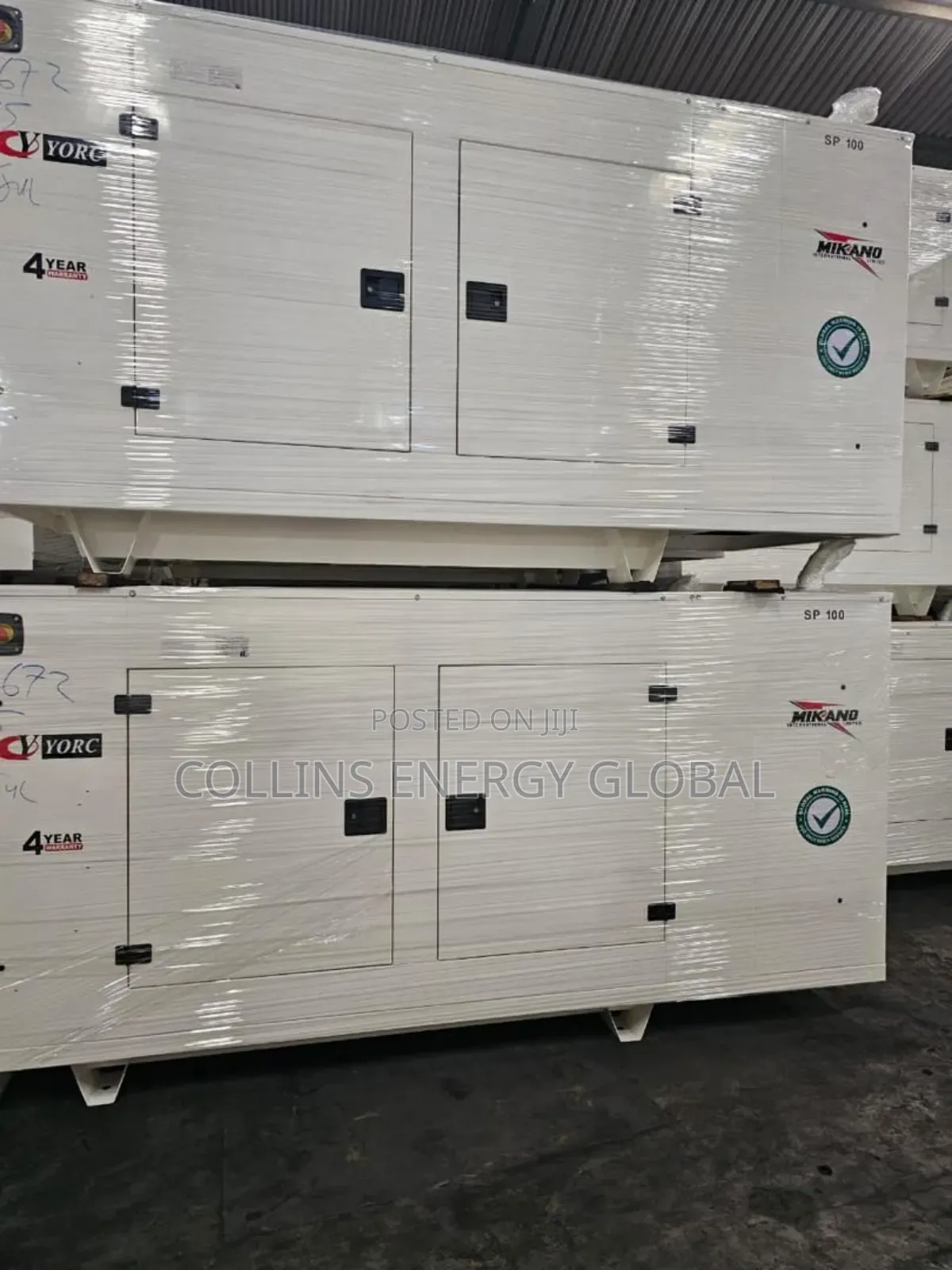 100kva Mikano Soundproof Copper Coil Generator