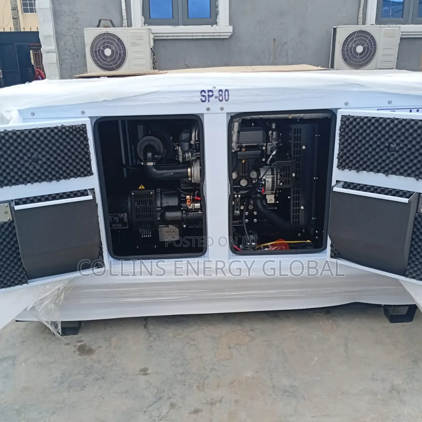 80kva Uk Perkins Soundproof Copper Coil Generator
