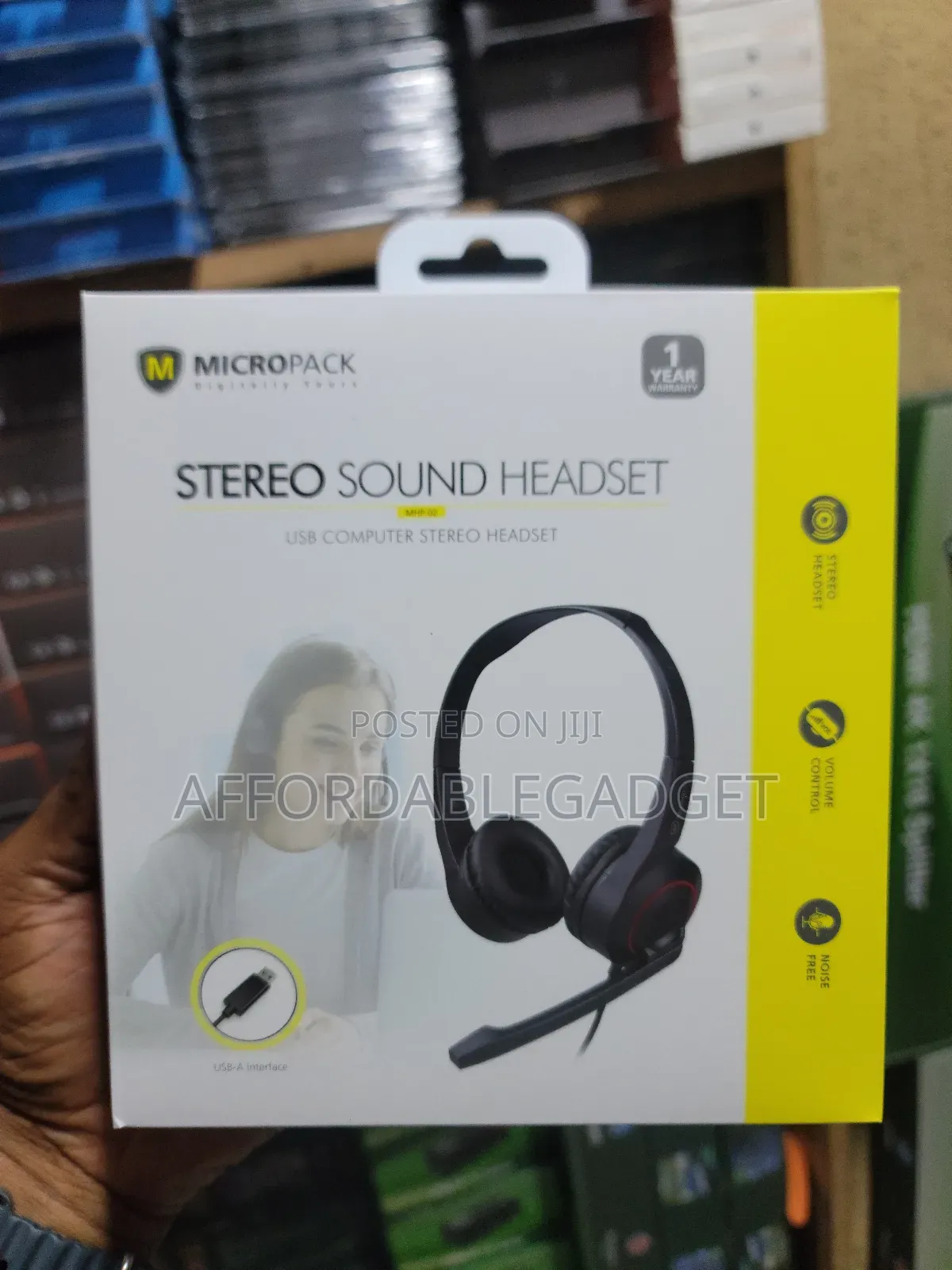 Noice Cancelling Usb Headset