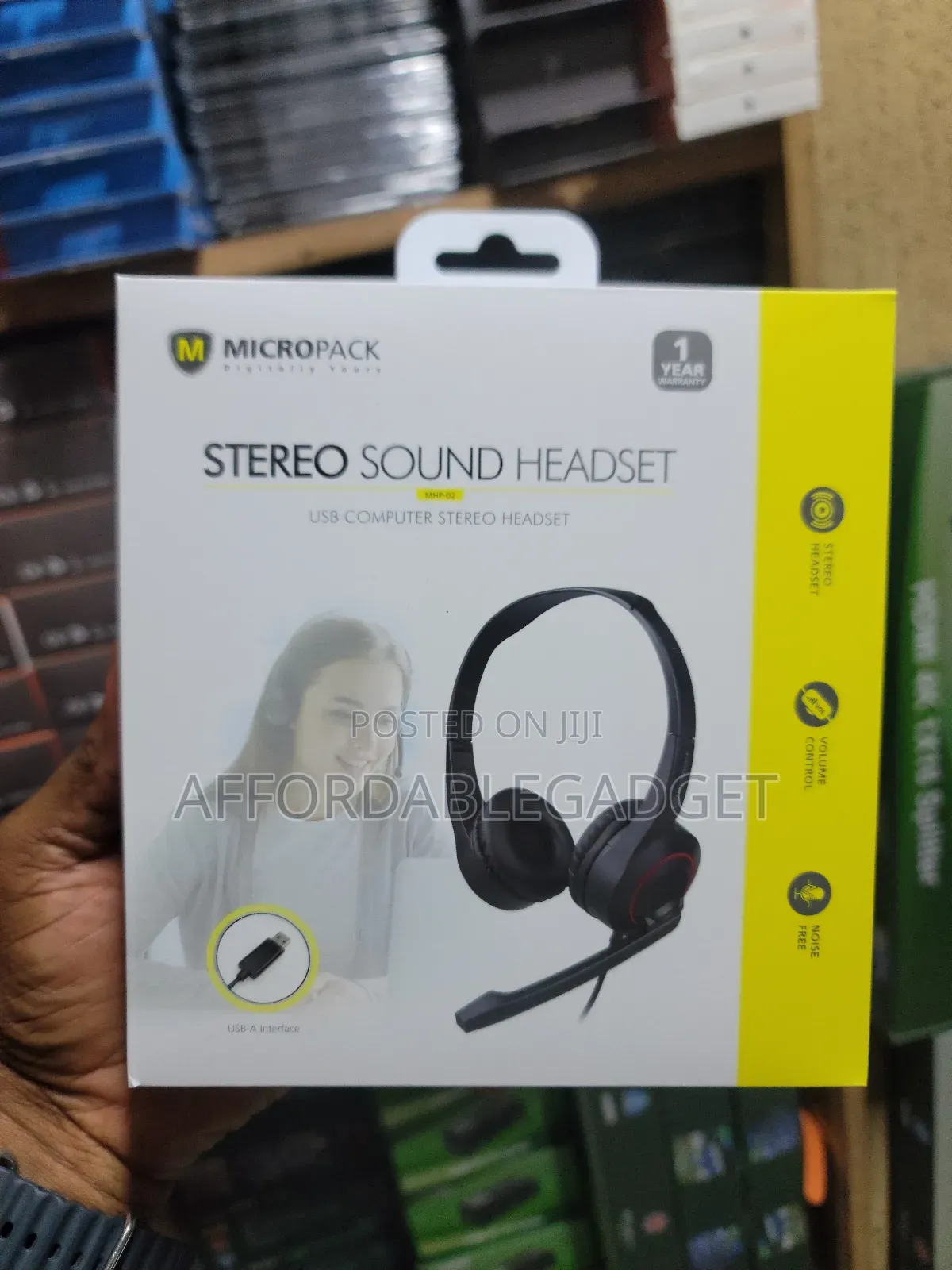 Noice Cancelling Usb Headset