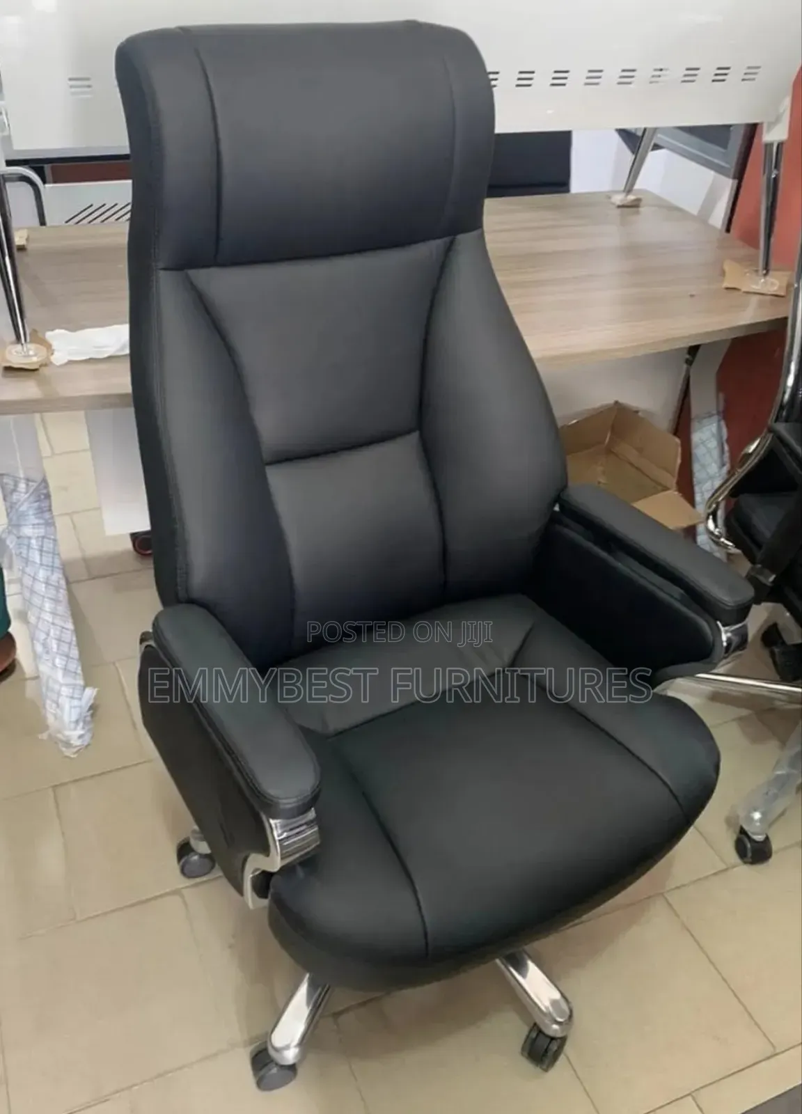 Standard Quality Executive Reclining Leather Office Chair.