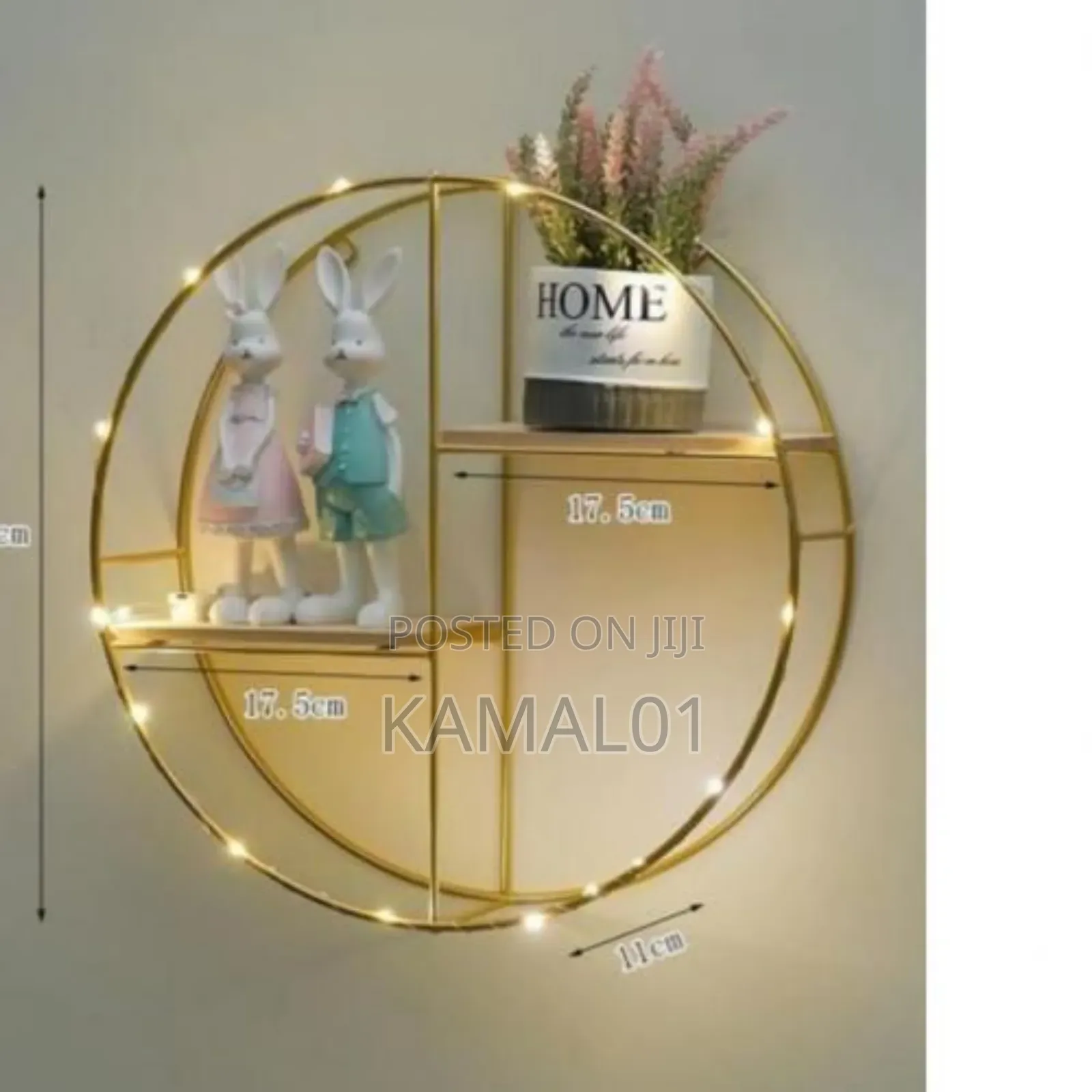 Wall Mounted Nordic Wrought Iron Wall Shelf Bookshelf Living