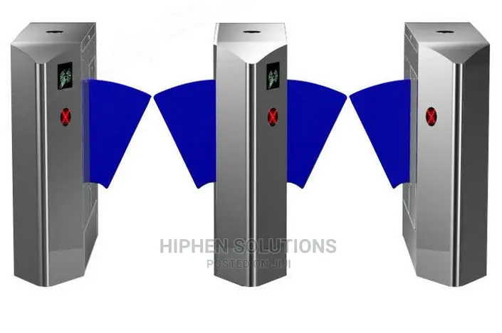 Full Auto Access Control Flap Barrier Gate Turnstile Entry System