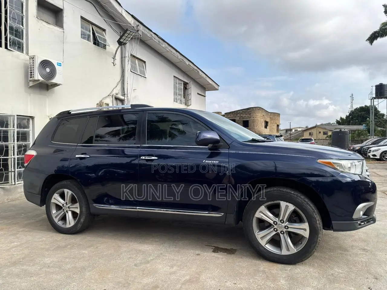 Toyota Highlander Limited 2012 Blue