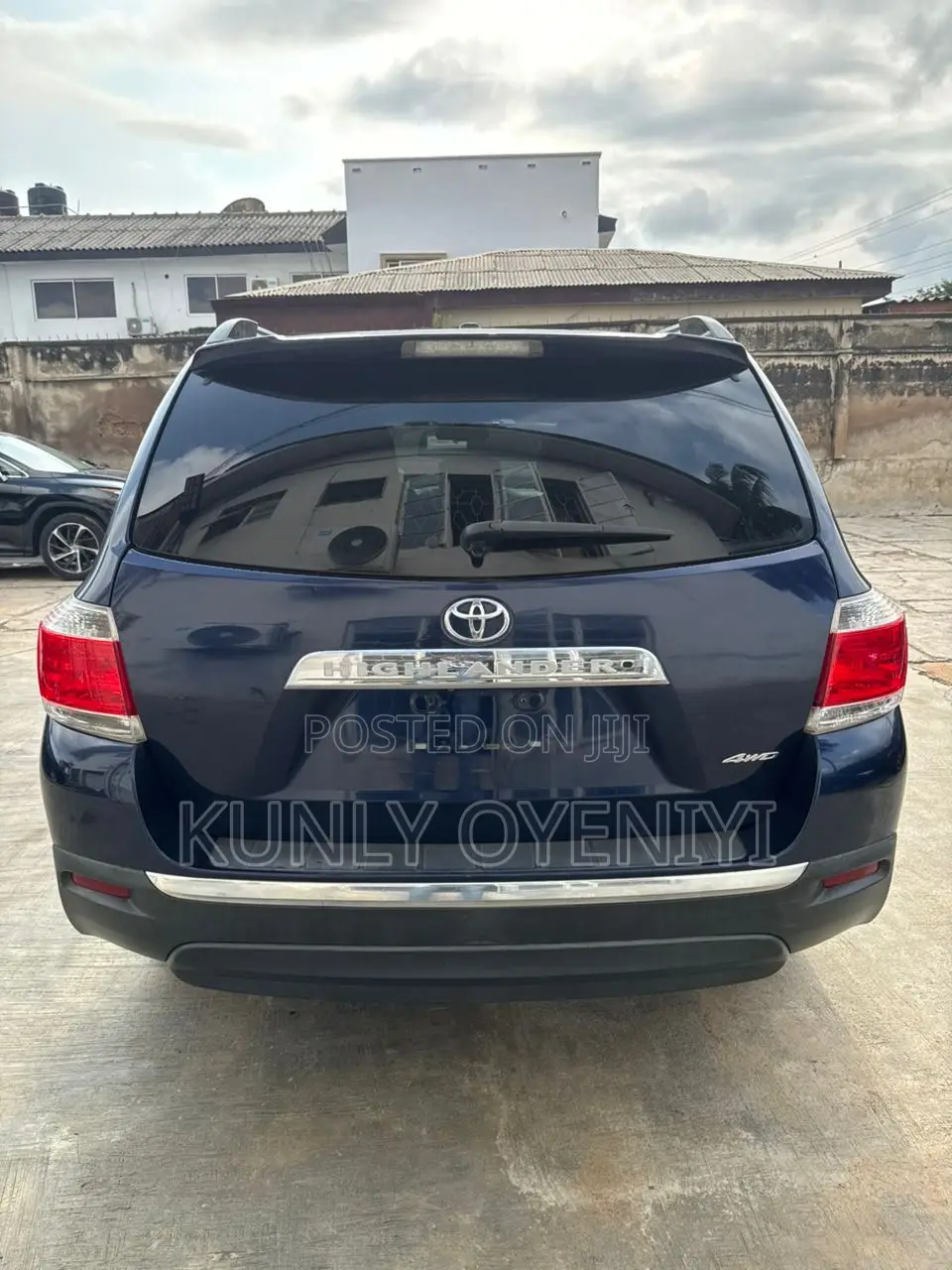 Toyota Highlander Limited 2012 Blue