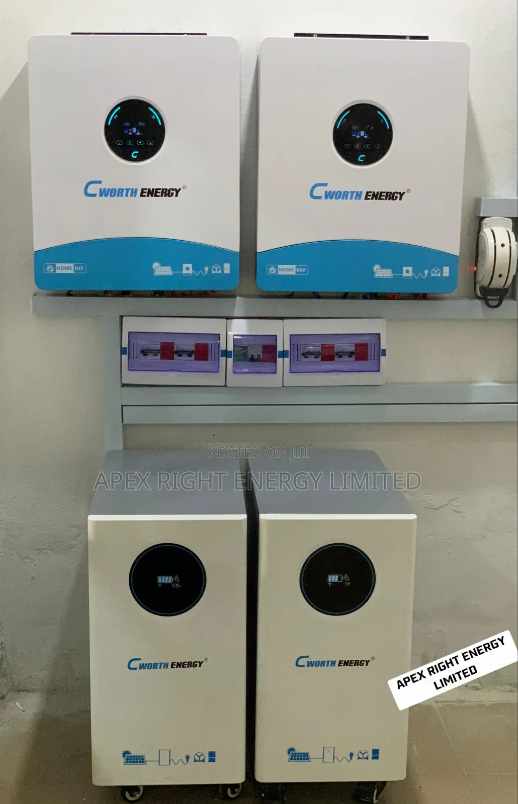 24kva Cworth Hybrid Setup+30kwh Lithium+24pcs-650w Panel