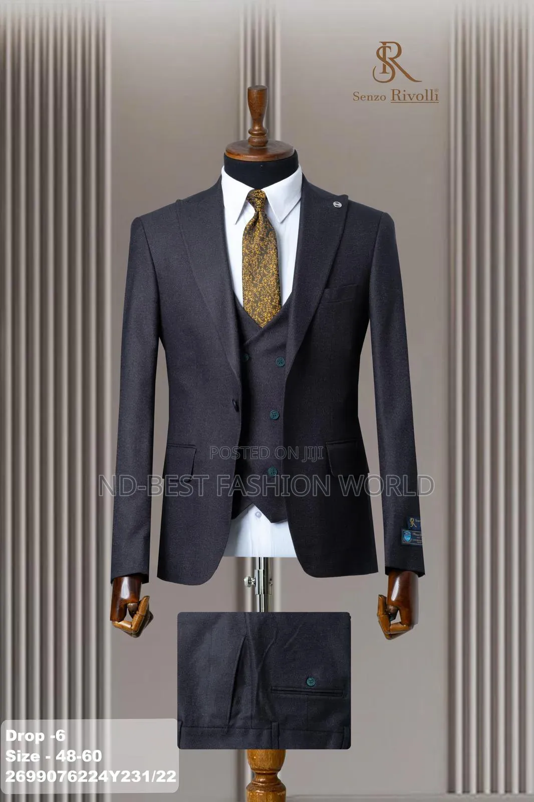 Black Luxury Men's Suits