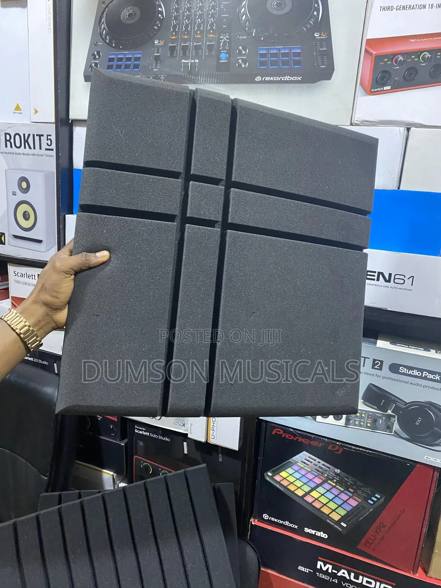 Acoustic Panels 50*50cm Black