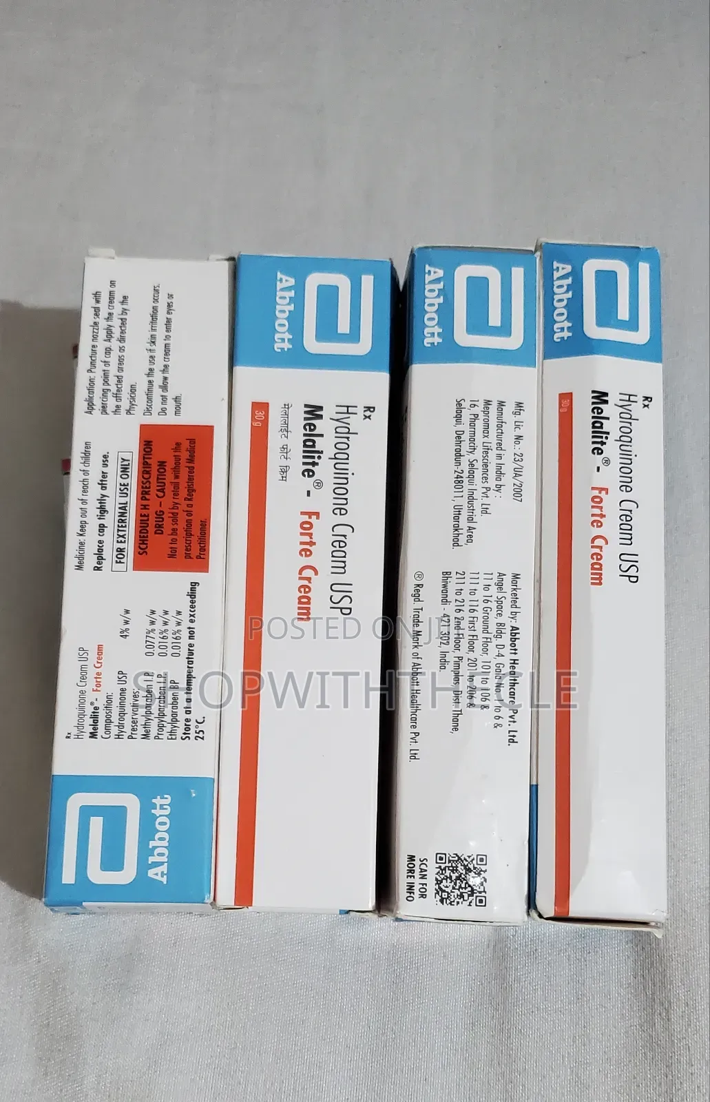Abbott Hydroquione 4% Cream 30g