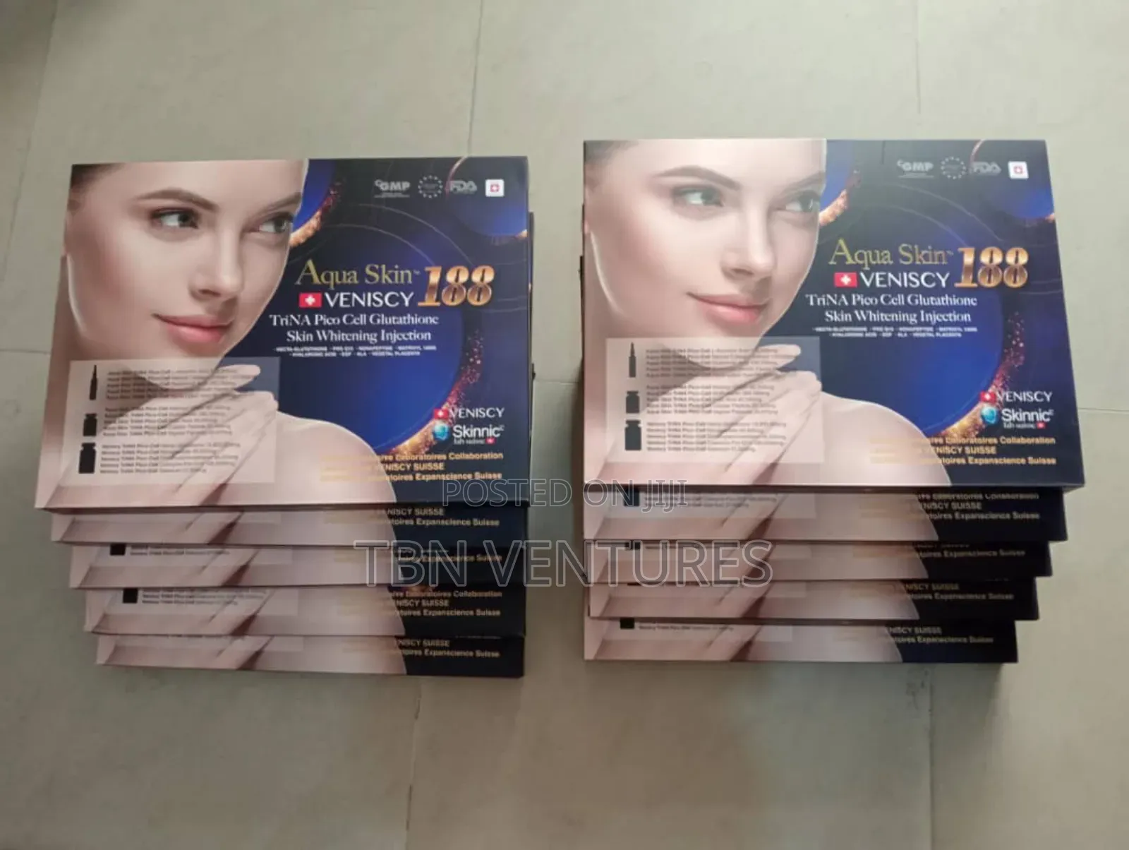 Aqua Skin Veniscy 188 Glutathione Skin Whitening Injection