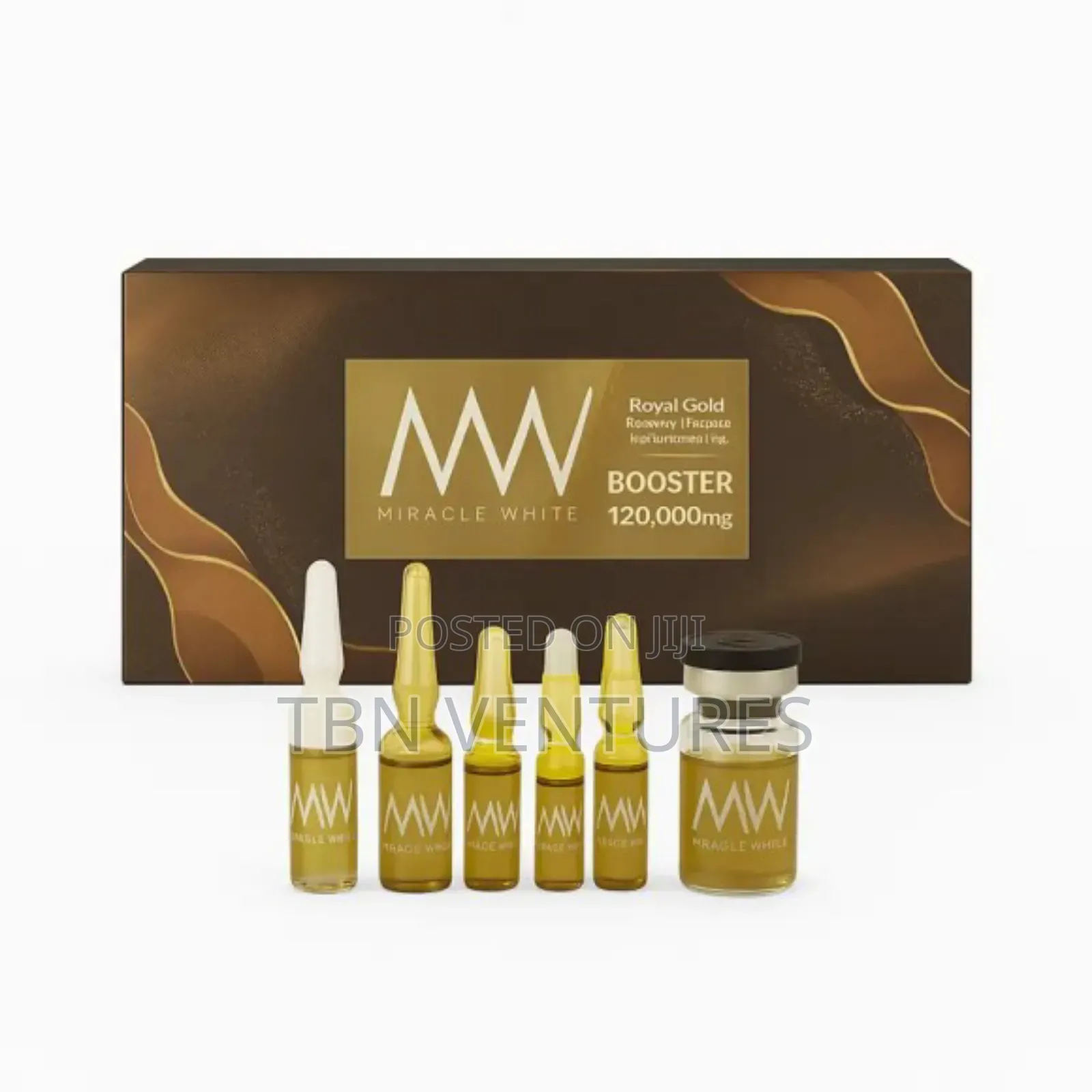 Miracle White Royal Gold Booster Glutathione 120,000mg Inj