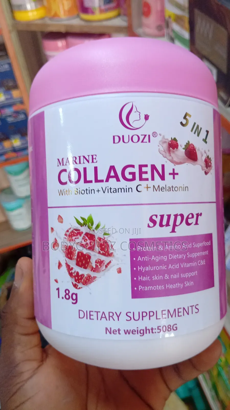 Duozi Marine Collagen + Biotin + Vit C + Melatonin Powder