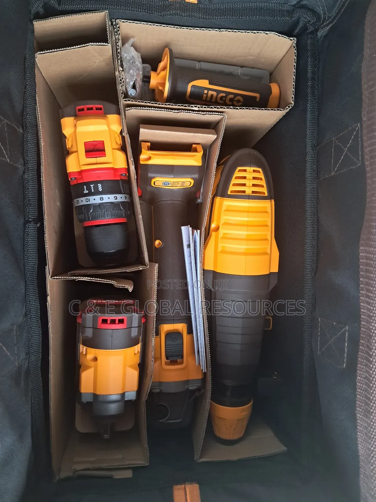 Cordless Drill/Torch/Screw/Grinder/Impact Machine (5 In 1)