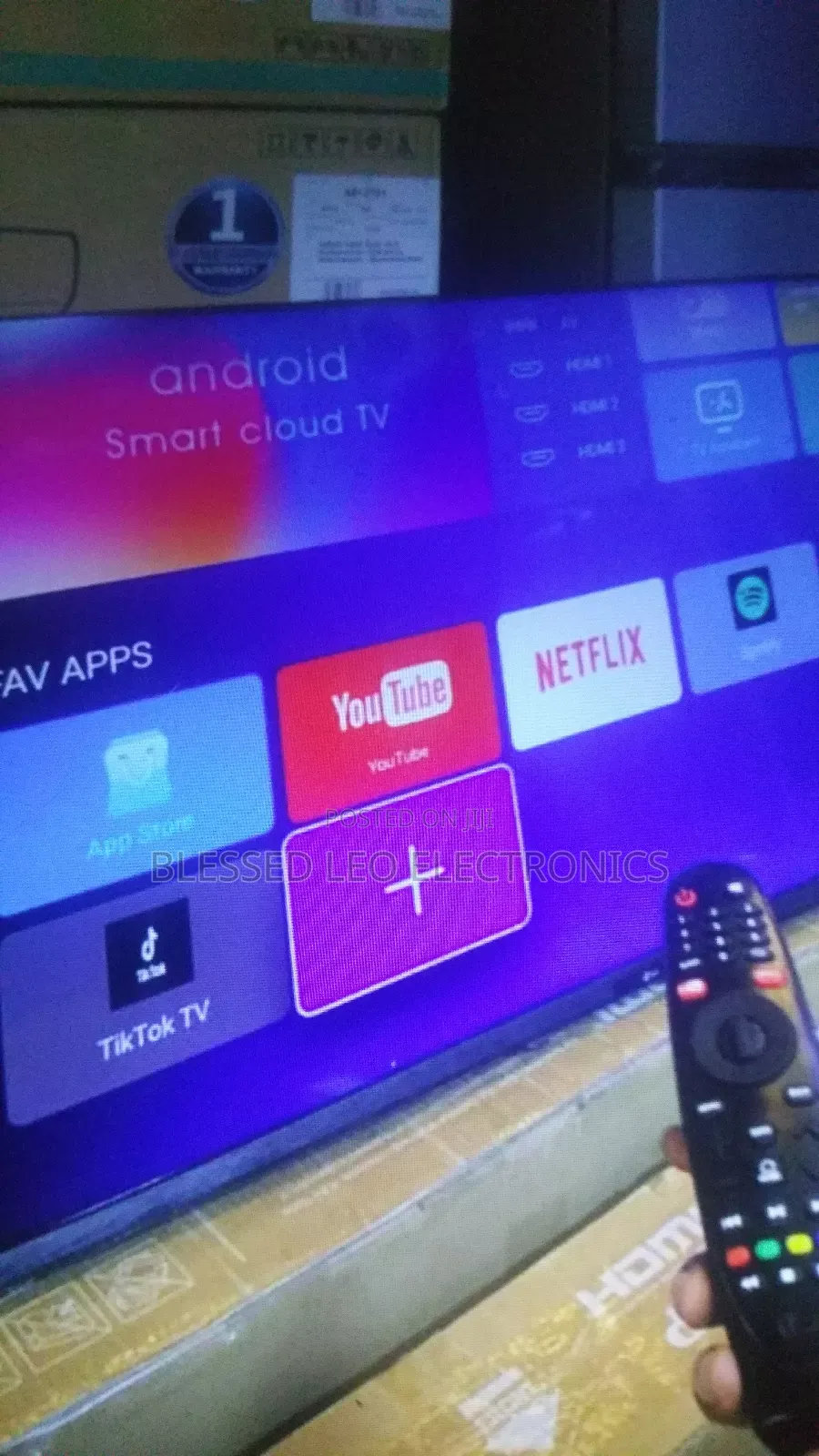 50 Inches Android Showcasing Tv