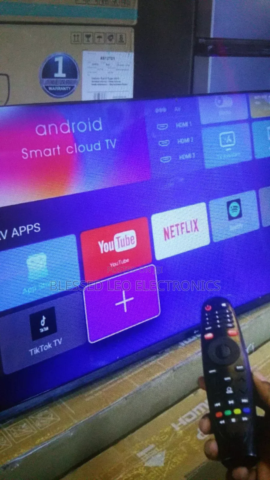 50 Inches Frameless Smart Tv With Upgrade Ram 8gb Rom