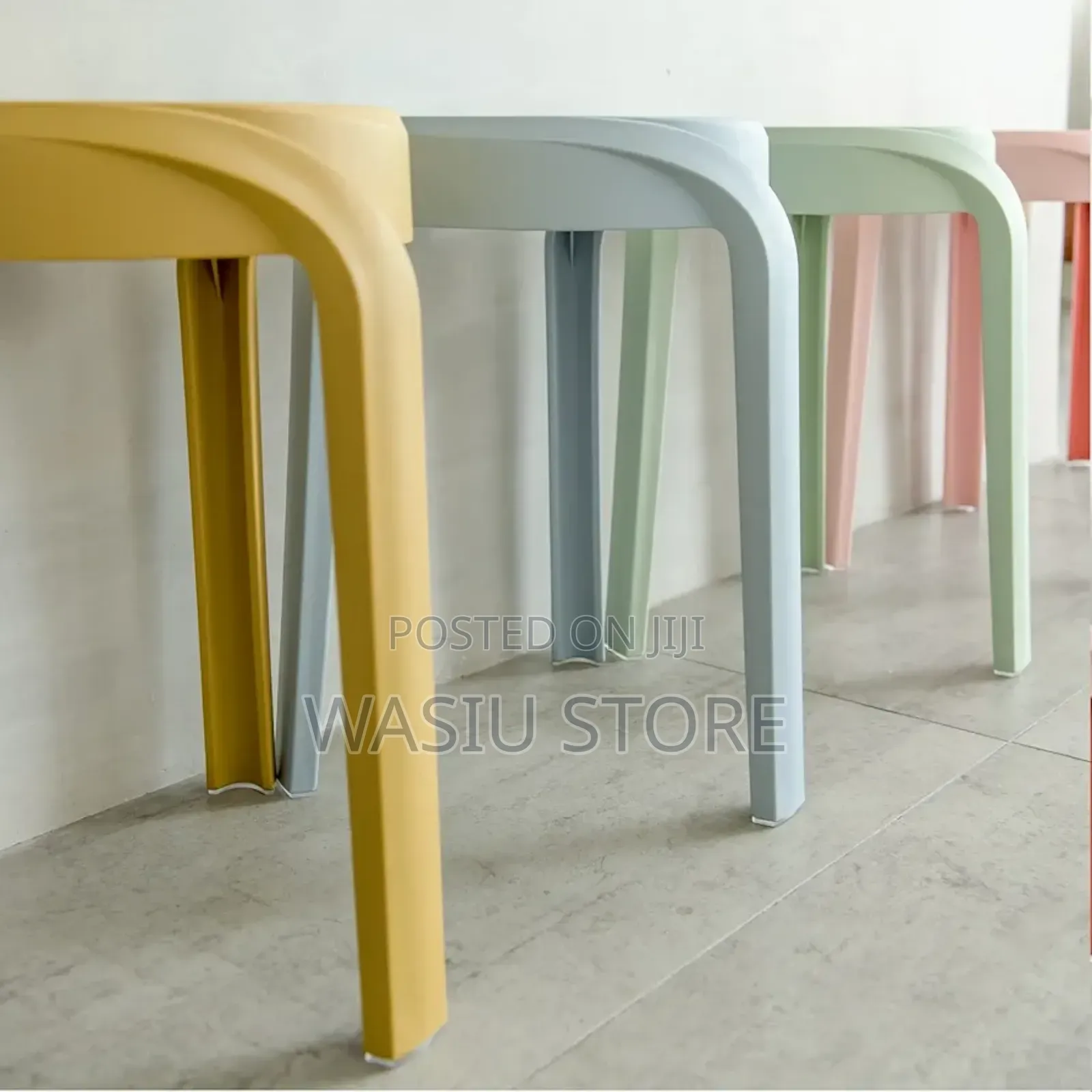 17.7 Inch Height Modern Plastic Stool