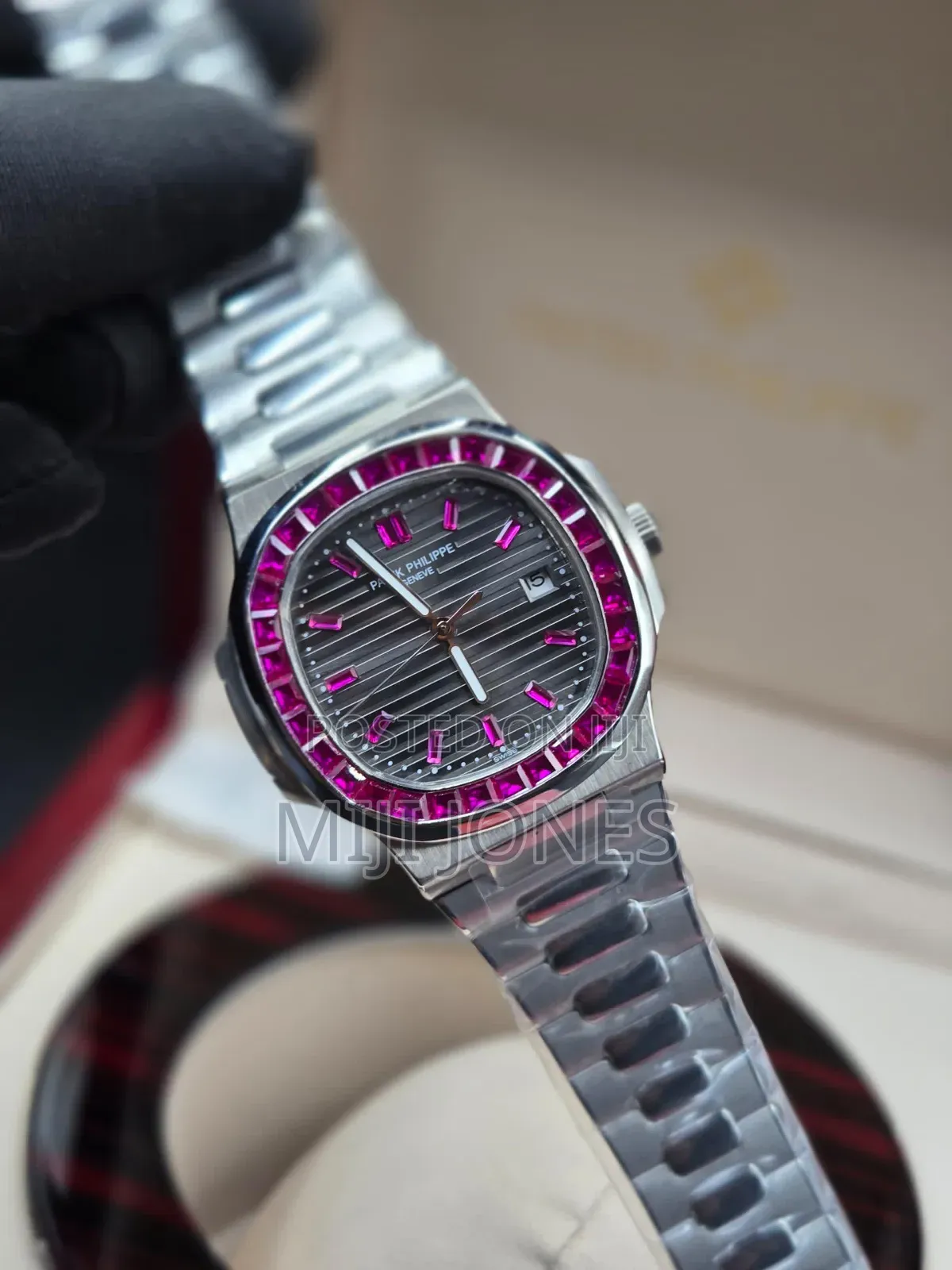 "Royal Purple Watch: Patek Philippe Inspiration"