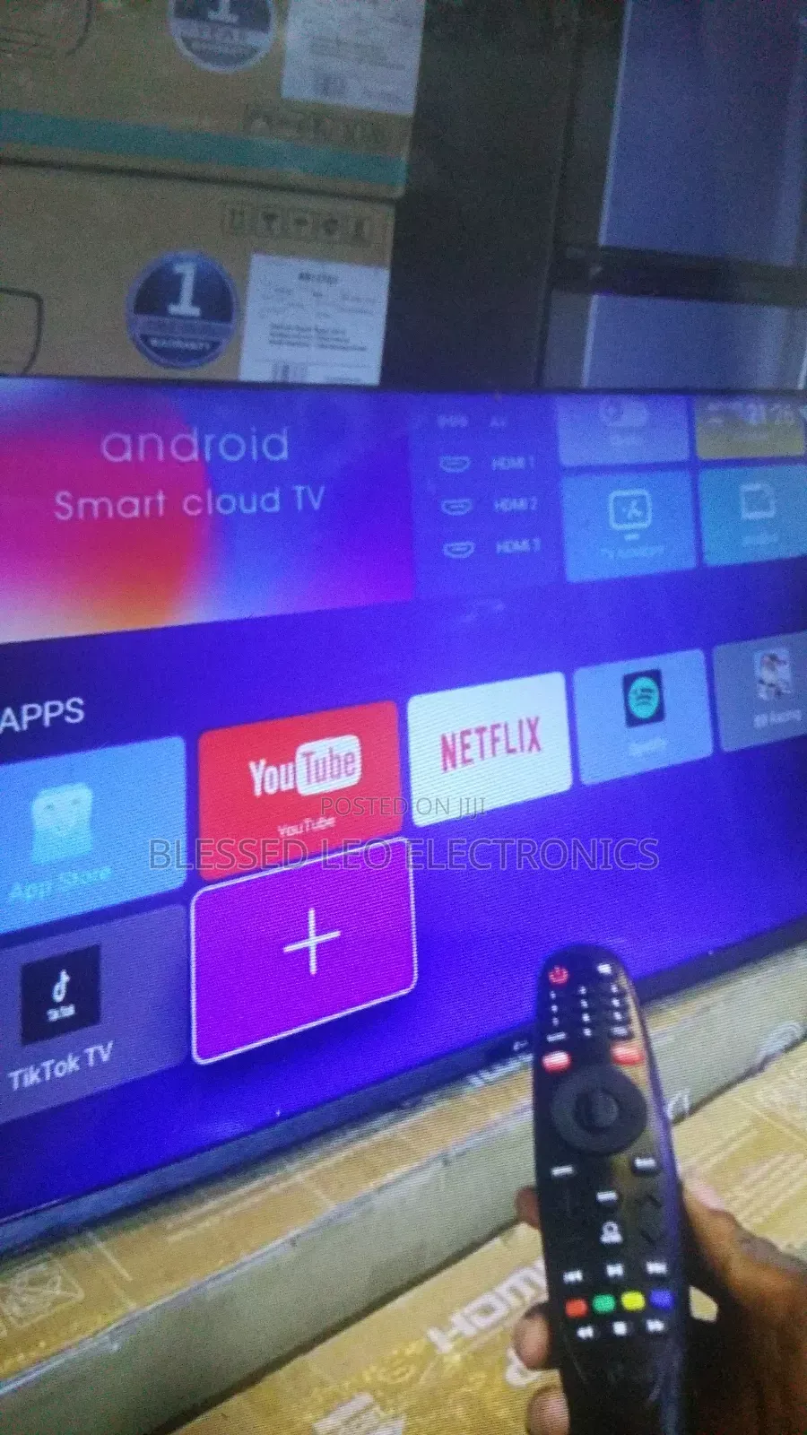 50 Inches With Unique and Sharp Building Showcase Tv