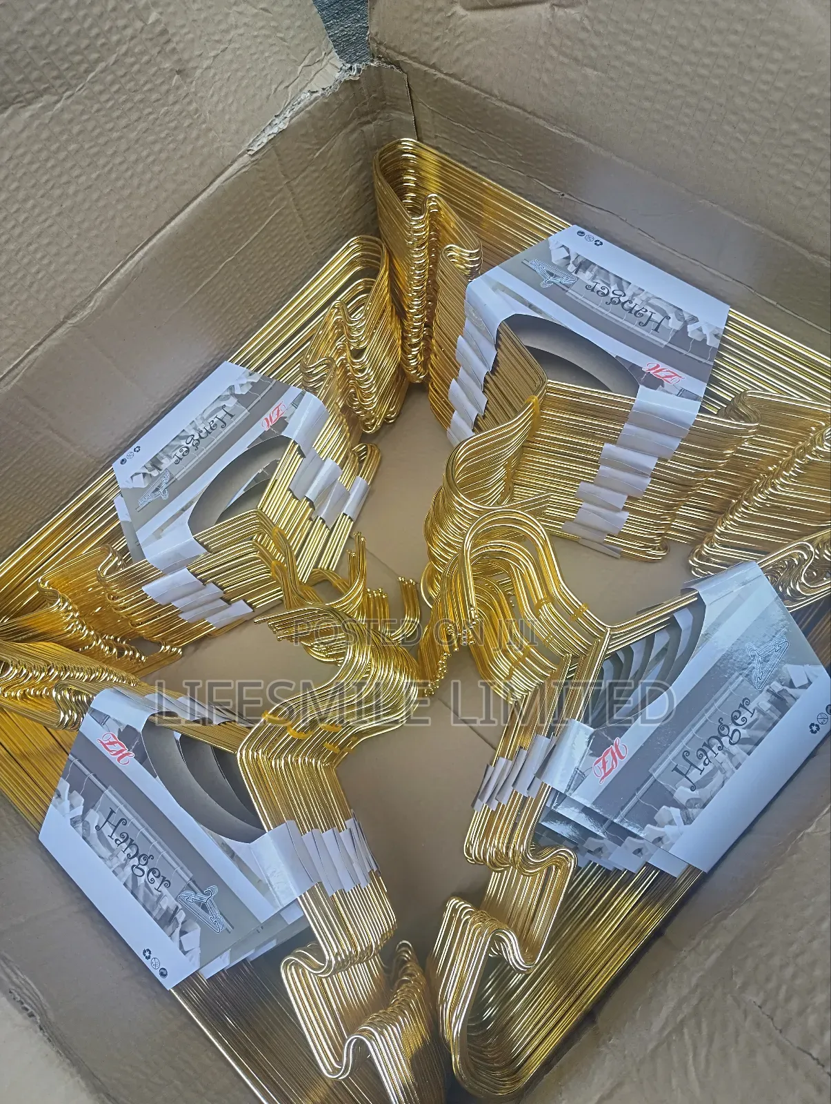 Gold Iron Clothes Hangers