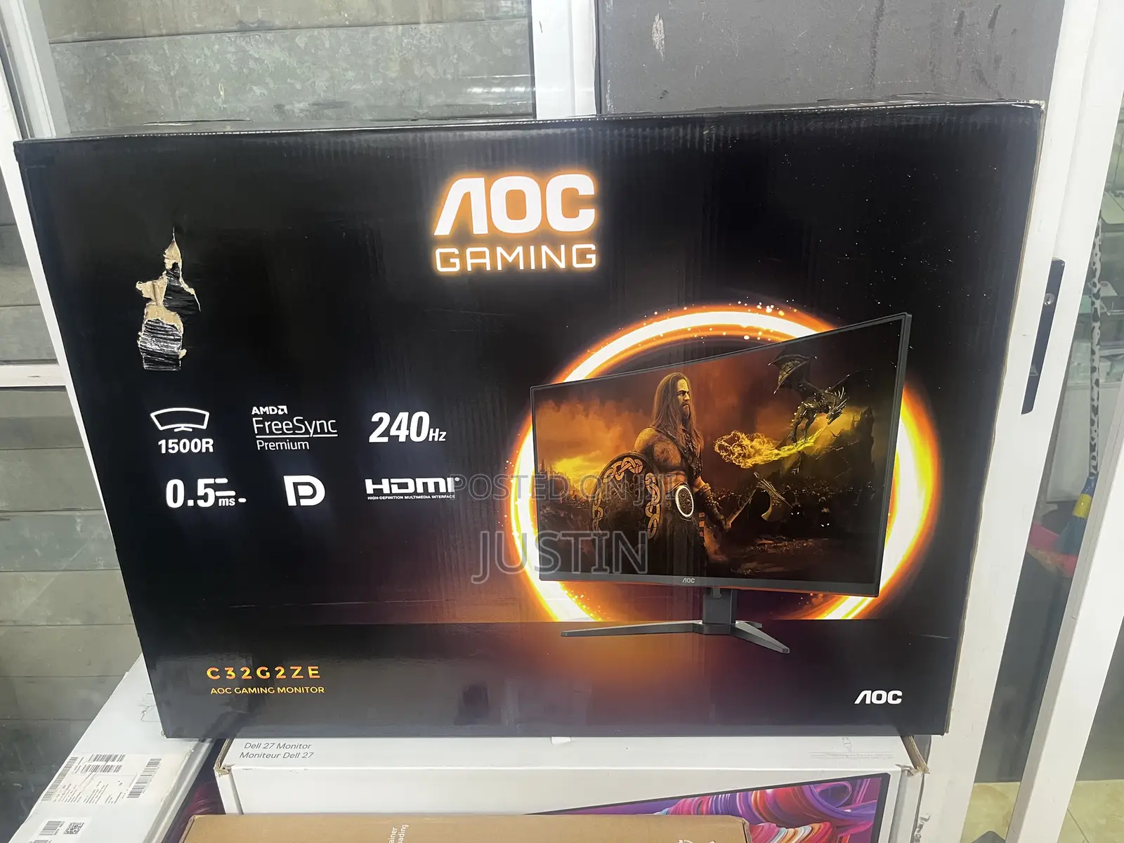 Aoc C32g2ze - 32 Inch Full Hd 240hz Curved Gaming Monitor