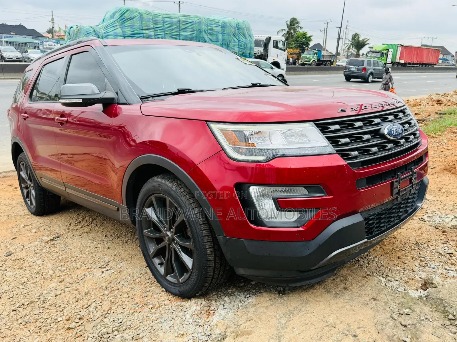 Ford Explorer XLT 4dr FWD (2.3L 4cyl 6A) 2017 Red