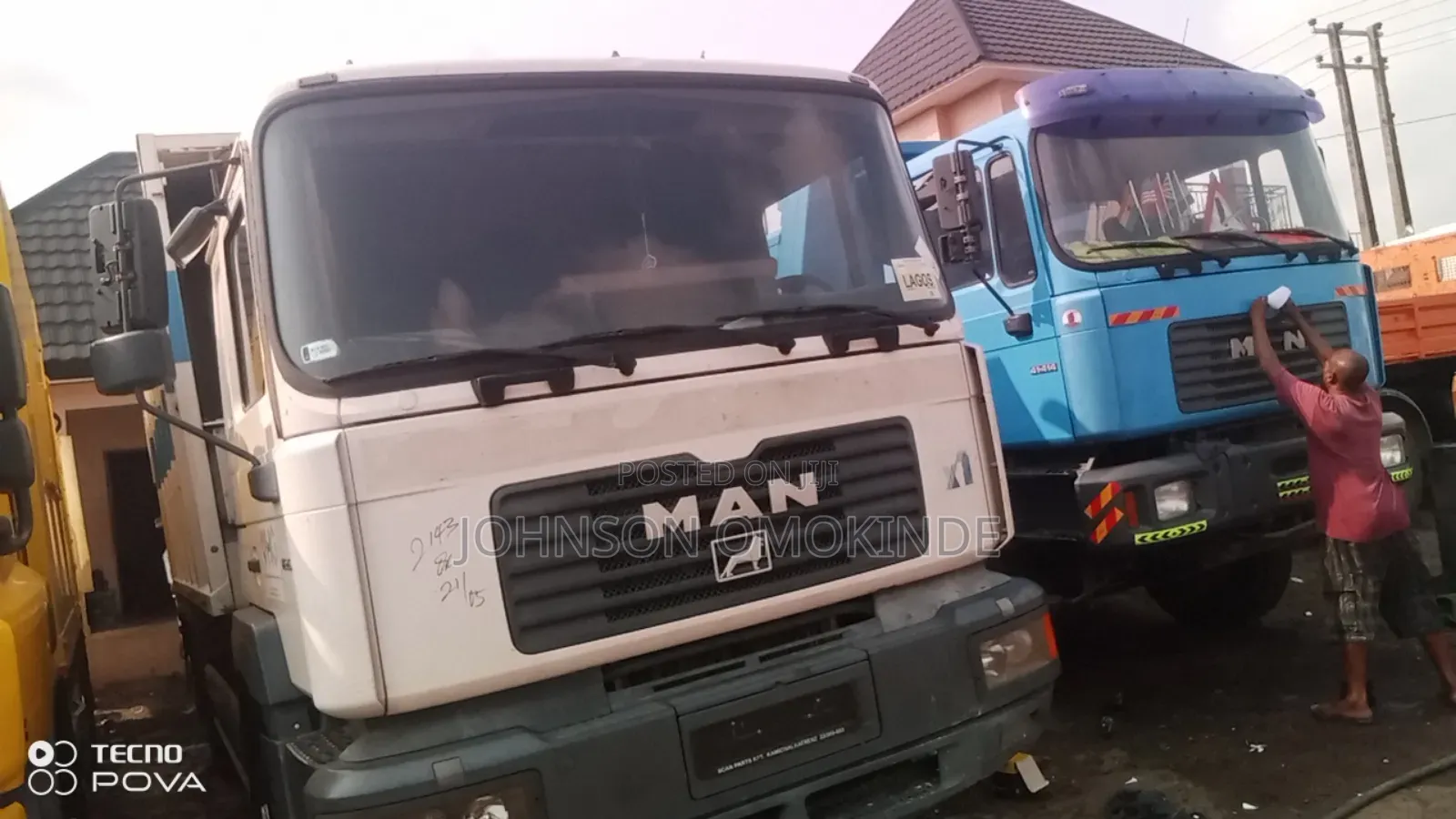Man Diesel Refuse Truck