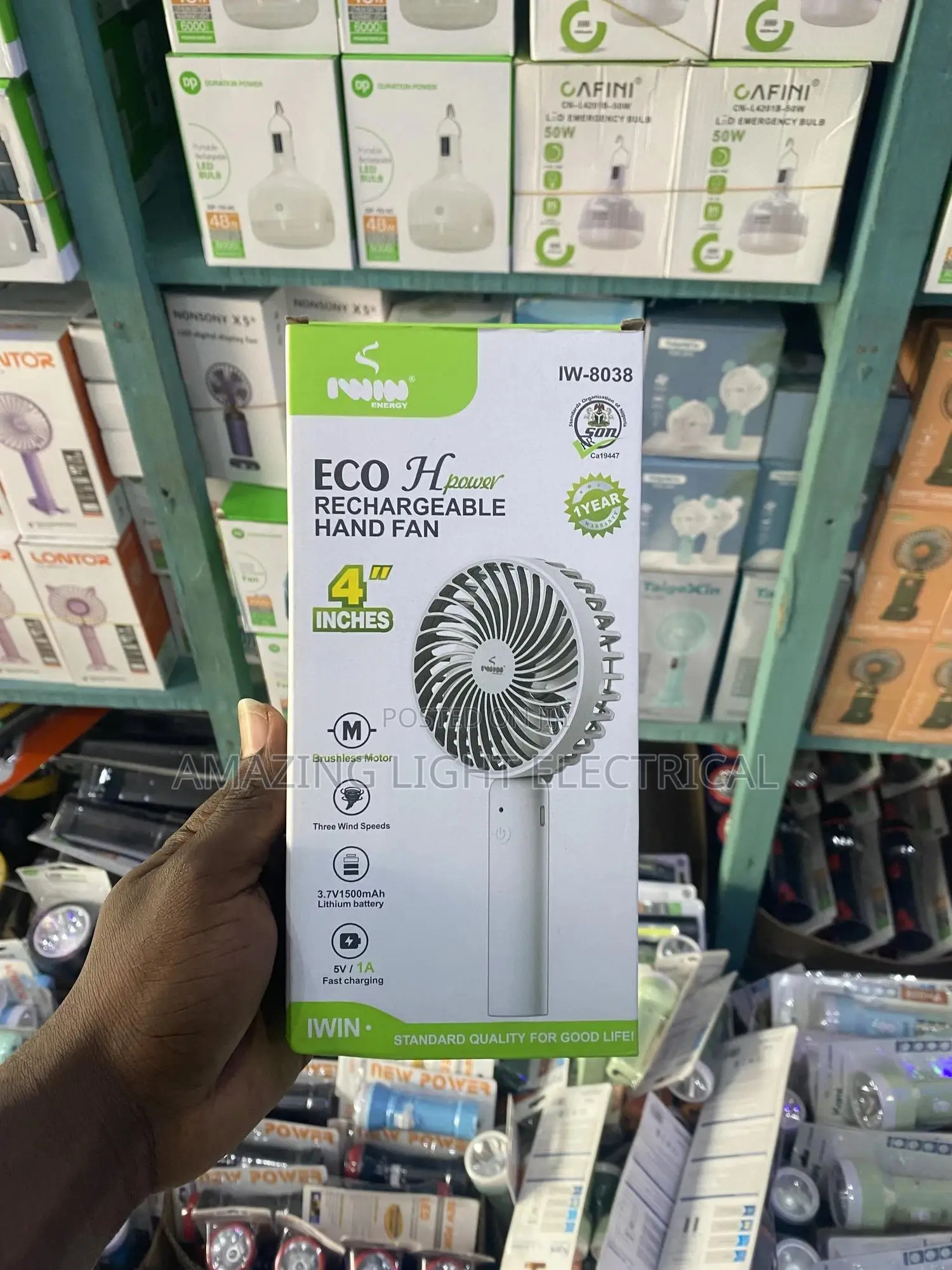 Rechargeable Hand Fan