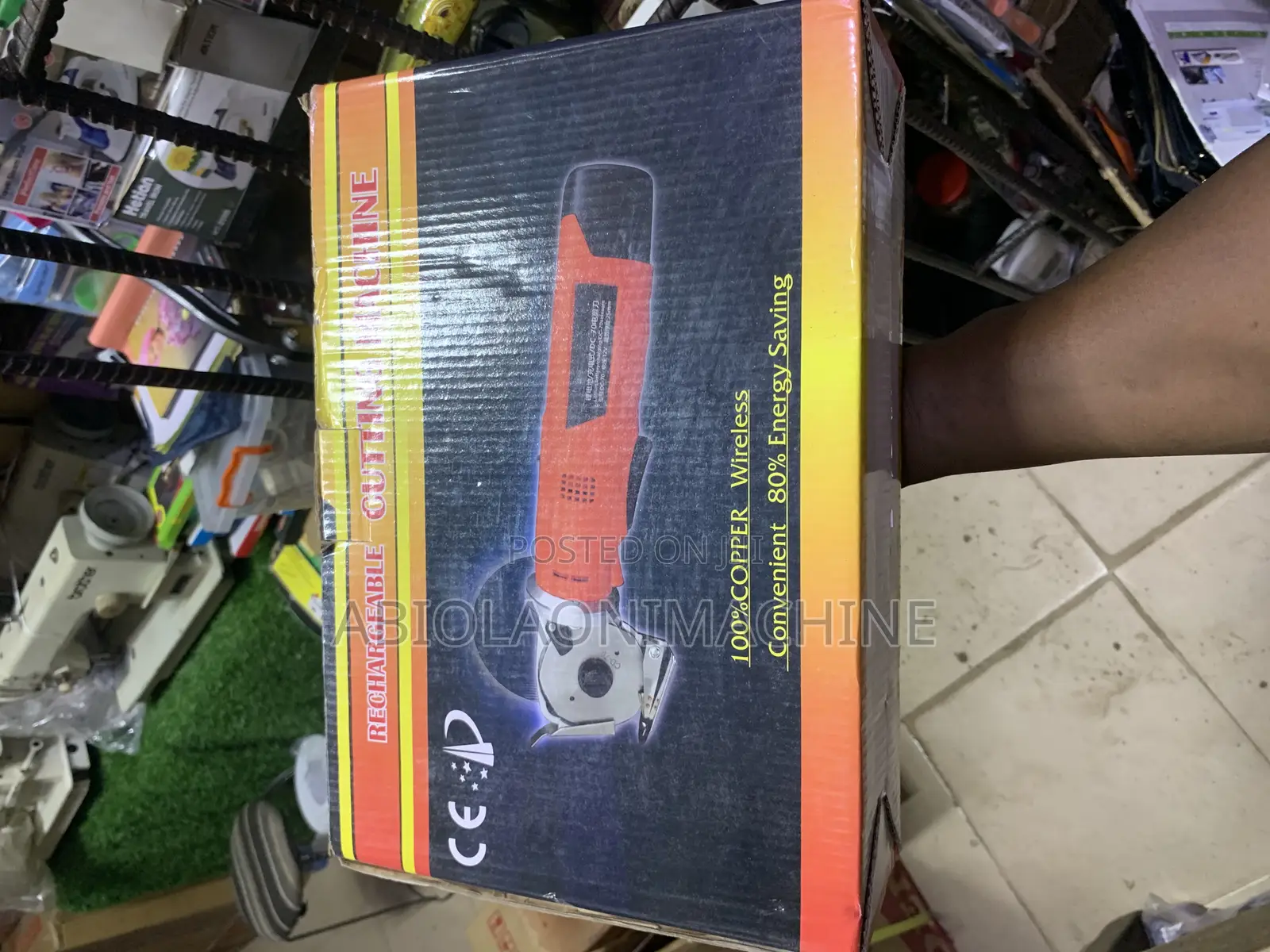 Rechargeable Round Cutting Machine – Wireless Fabric Cutter
