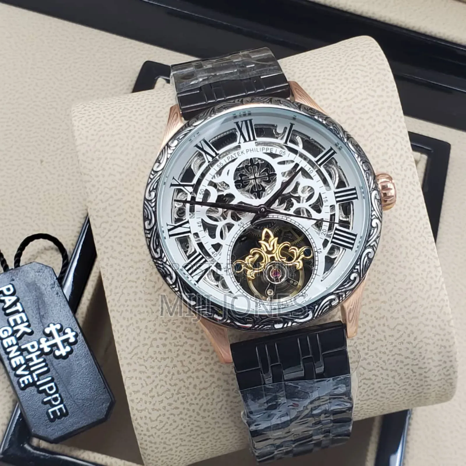 "Patek Philippe Inspired: Hollow Dial Chain Watch"