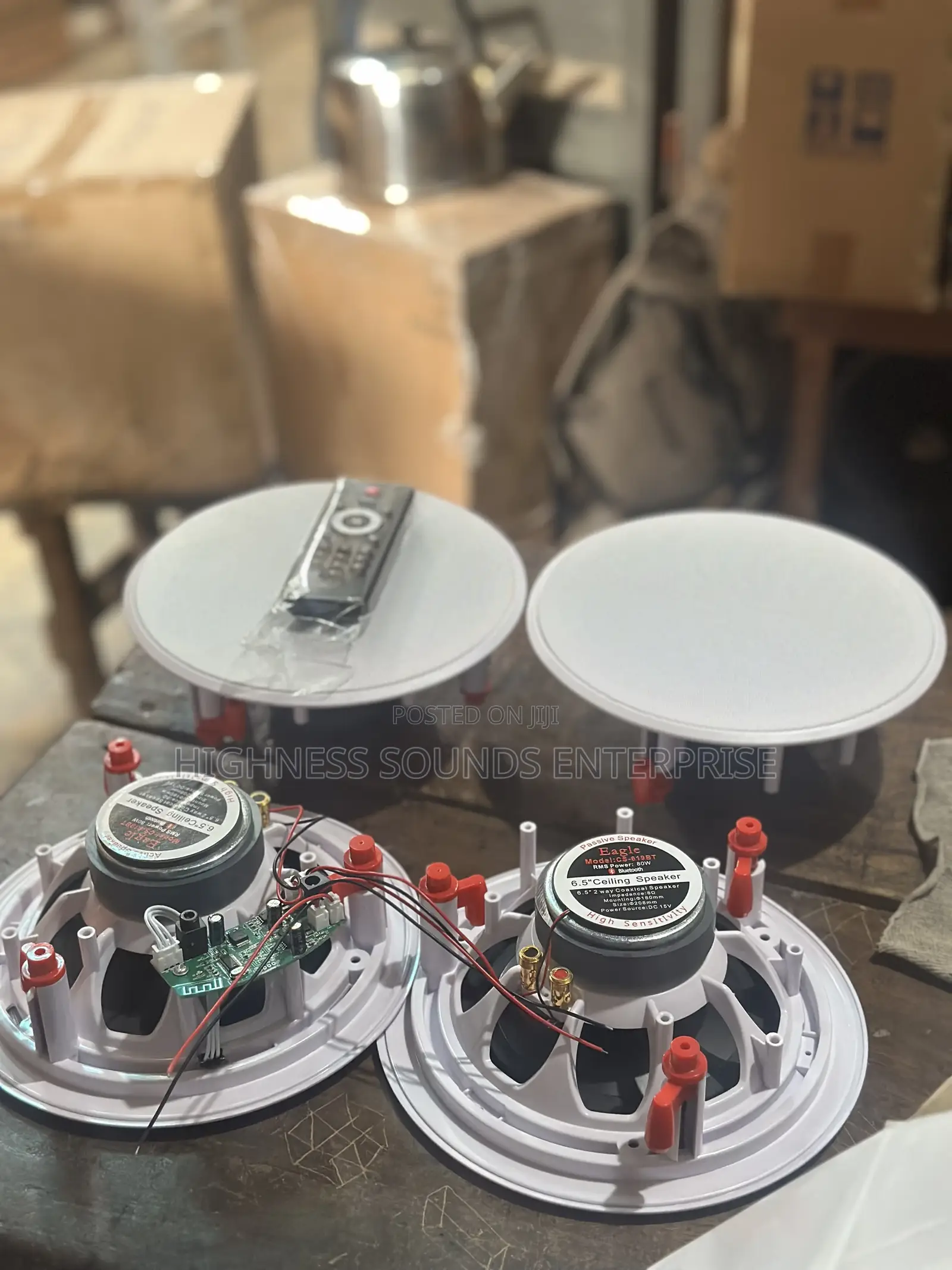 80watts 4in1 Frameless Bluetooth Pop Ceiling Speaker