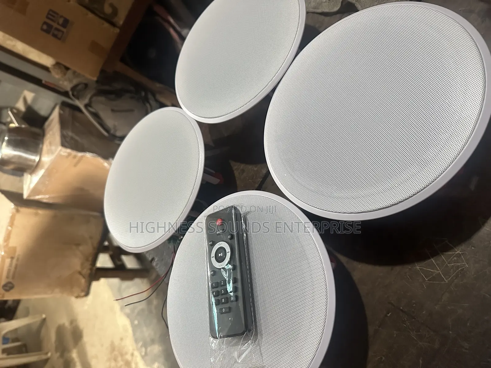80watts 4in1 Frameless Bluetooth Pop Ceiling Speaker