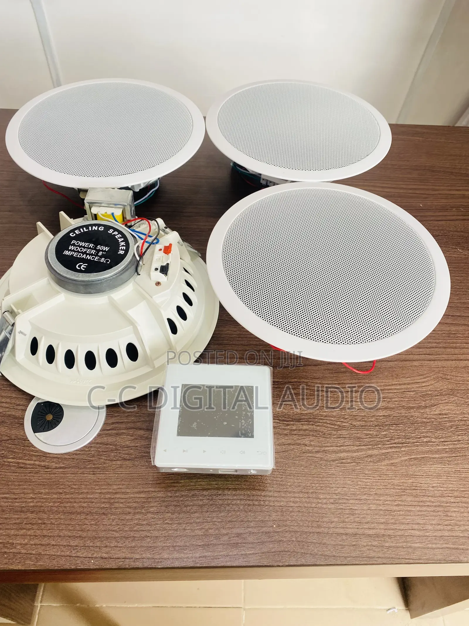4 Ceiling Speakers 1 4inches Inwall Amplifier