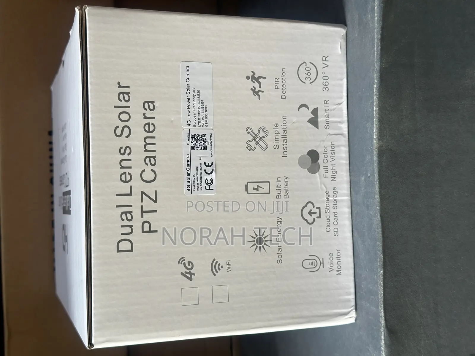 Ubox 4mp Hd Dual Lens Solar PTZ Camera